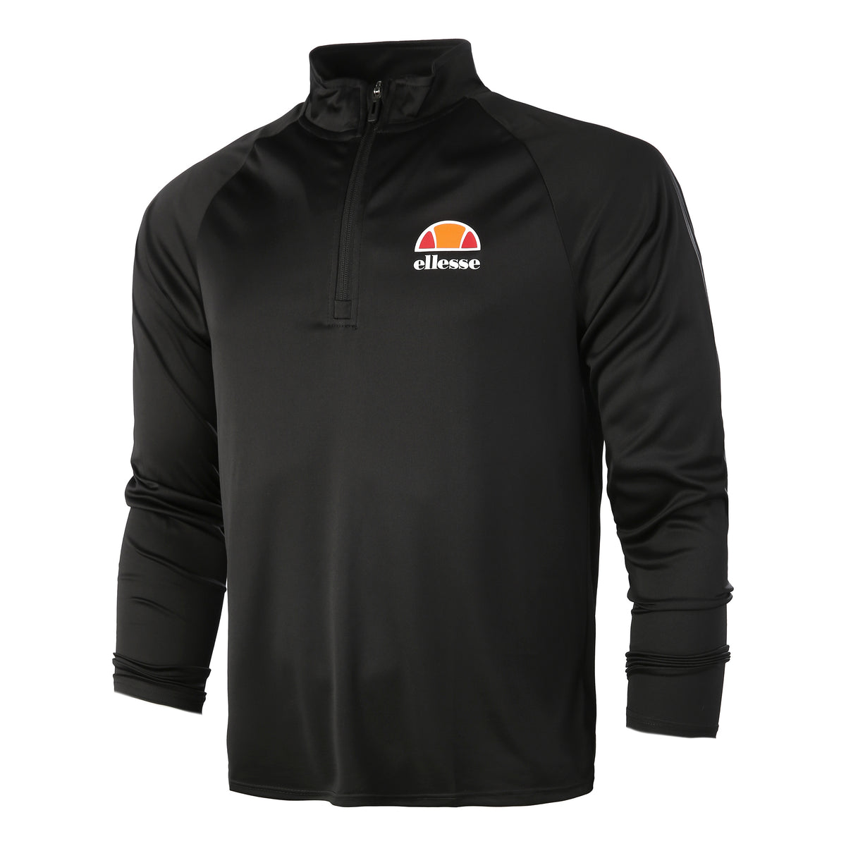 Ellesse Bovaro 1/2 Zip Haut manches longues Hommes - noir, Ellesse Bovaro 1/2 Zip Haut manches longues Hommes - noir,