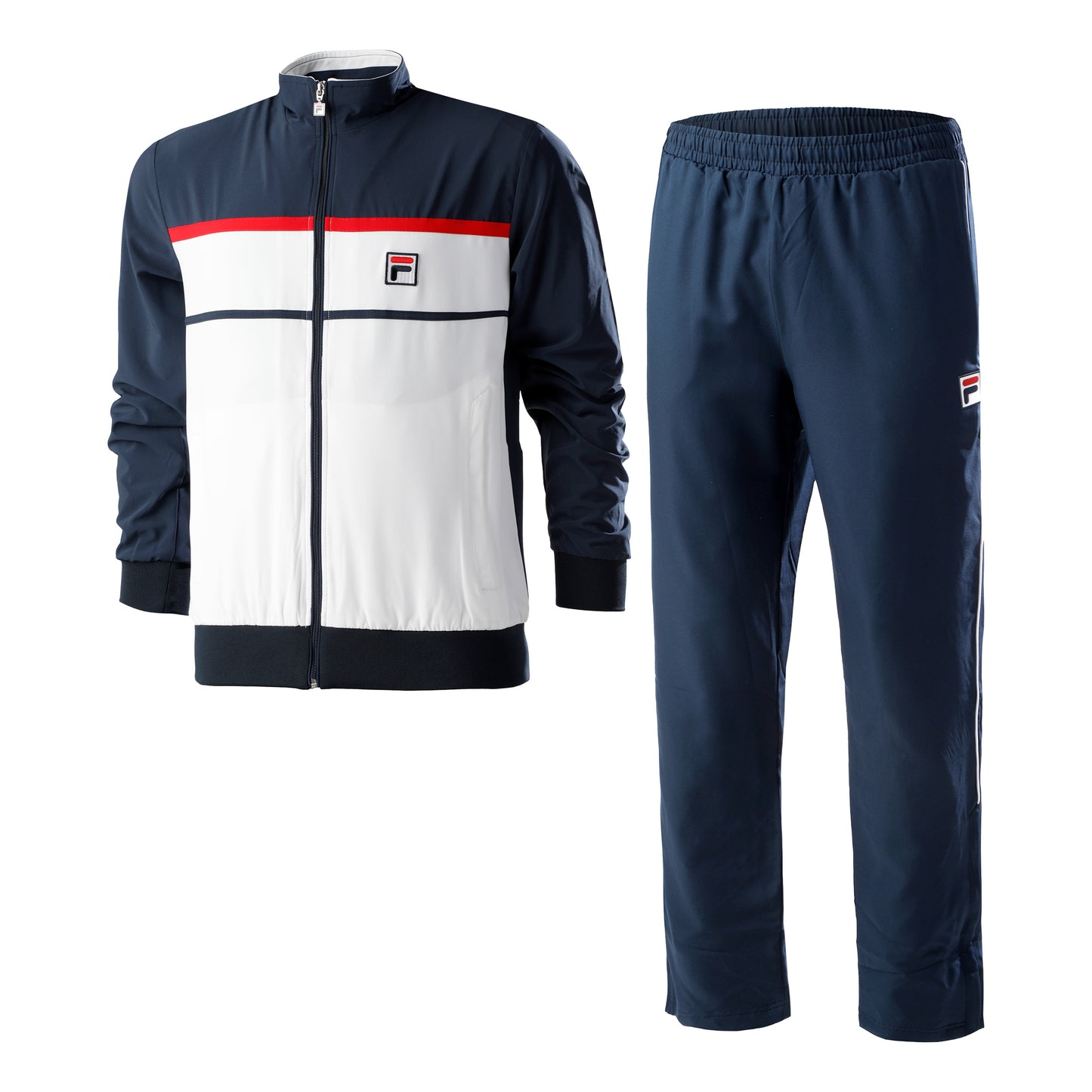 Fila Max Survêtement Hommes - bleu foncé, blanc Fila Max Survêtement Hommes - bleu foncé, blanc