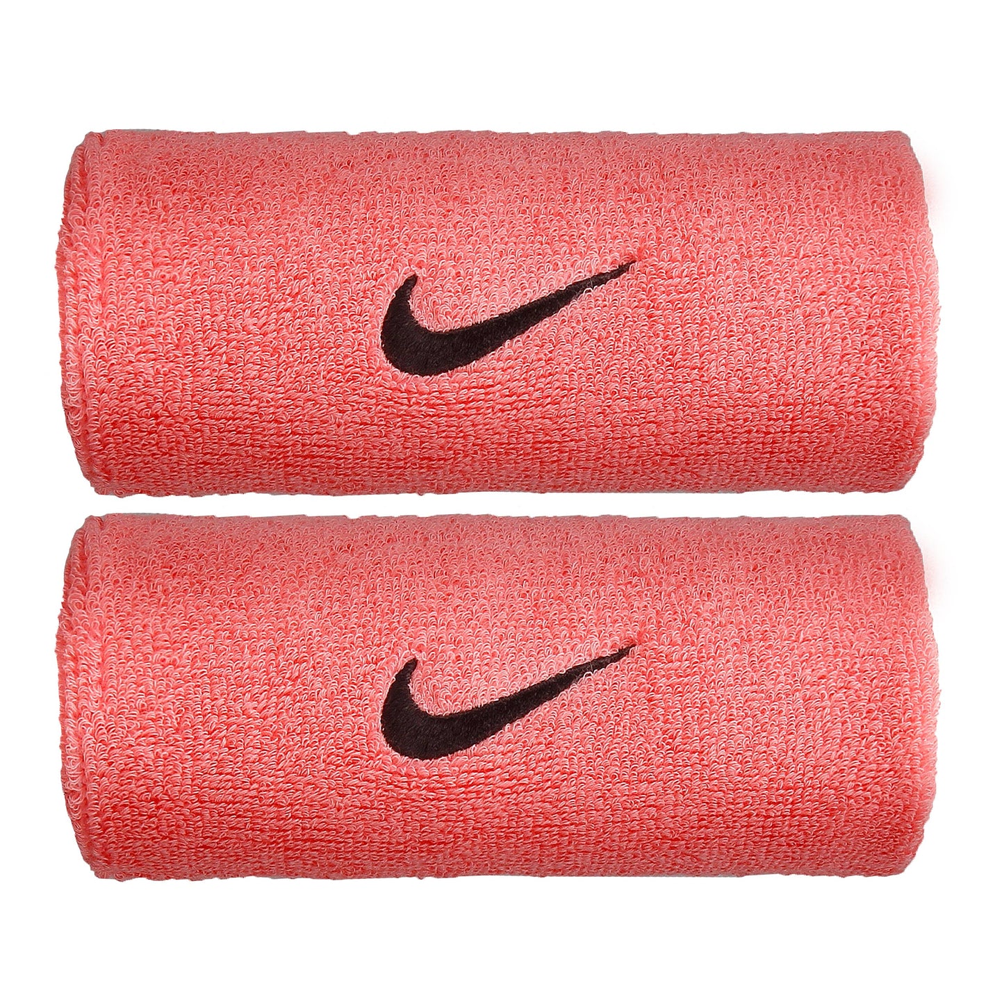 Nike Swoosh Doublewide Poignet Pack de 2 unités Unisex - rosé, noir Nike Swoosh Doublewide Poignet Pack de 2 unités Unisex - rosé, noir