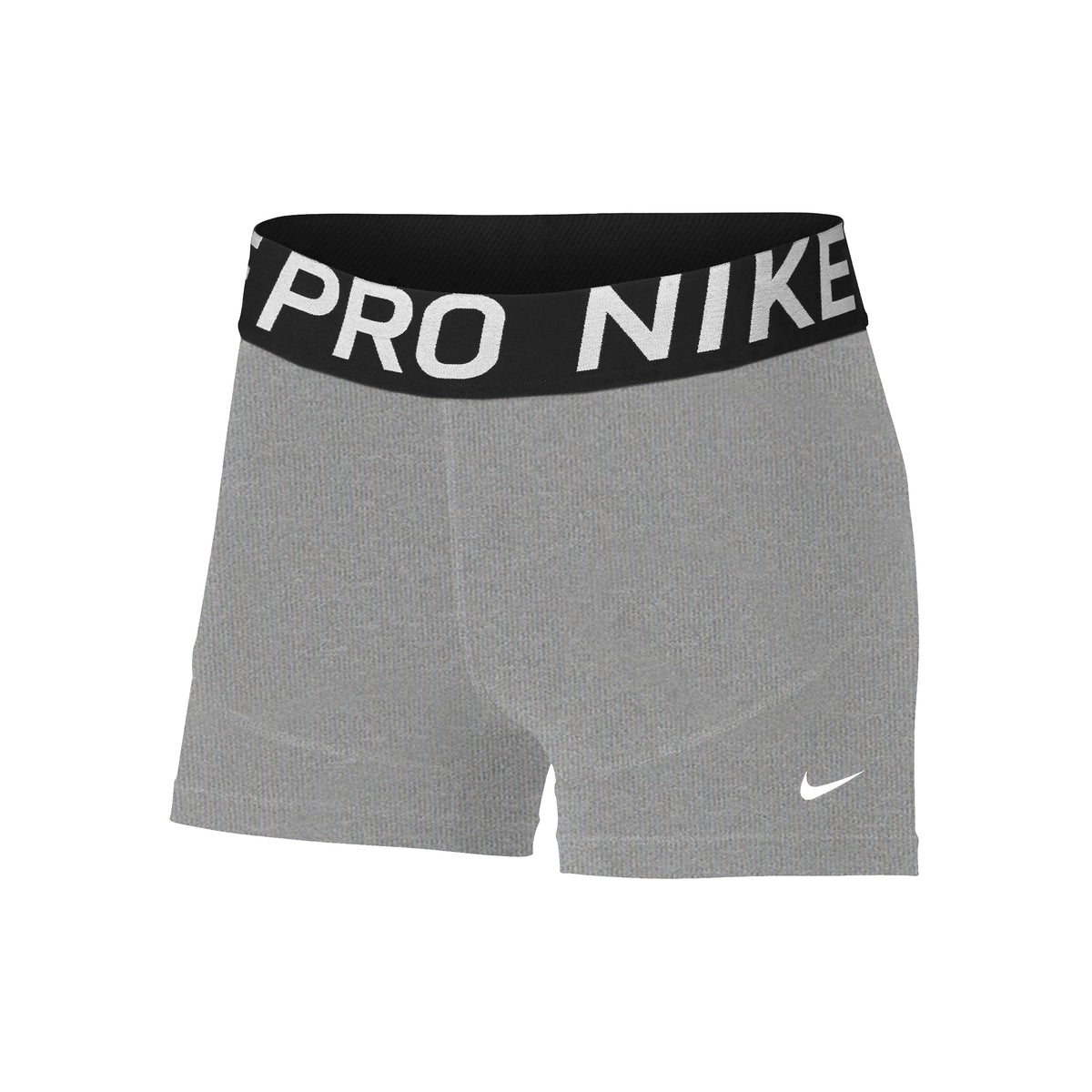 Nike Dri-Fit Big Kids 3in Shorts Filles-gris,blanc Nike Dri-Fit Big Kids 3in Shorts Filles-gris,blanc