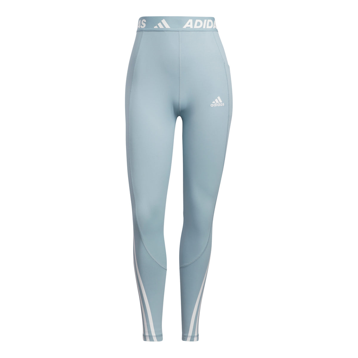 adidas 3Stripes Collant tight Femmes - gris, blanc adidas 3Stripes Collant tight Femmes - gris, blanc