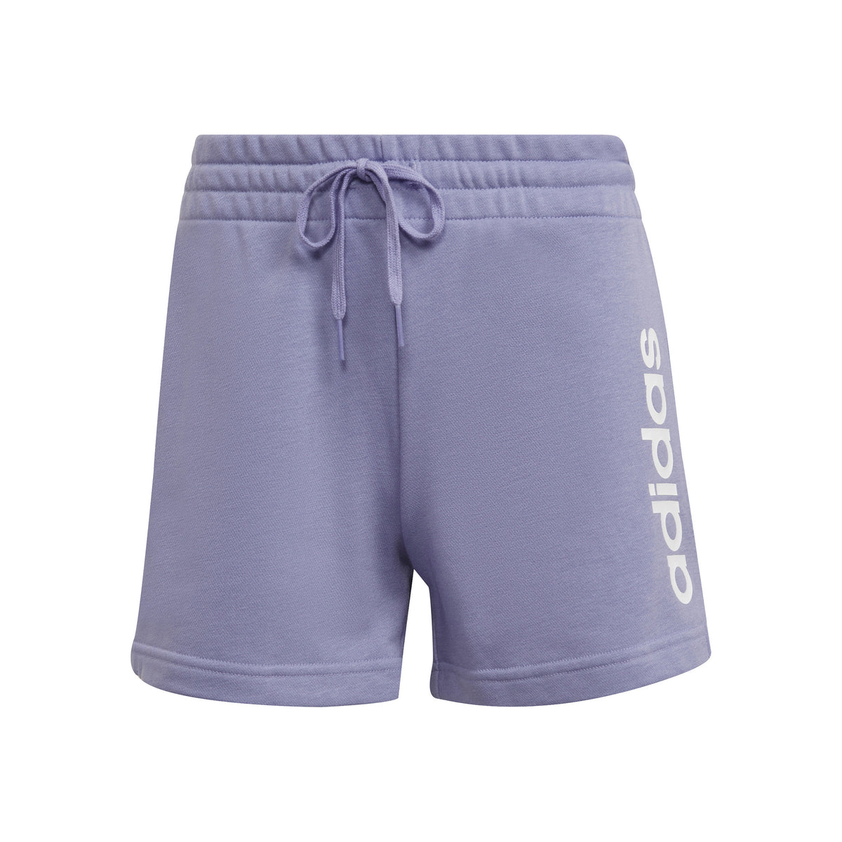 adidas Linear French Terry Shorts Femmes - violet, blanc adidas Linear French Terry Shorts Femmes - violet, blanc
