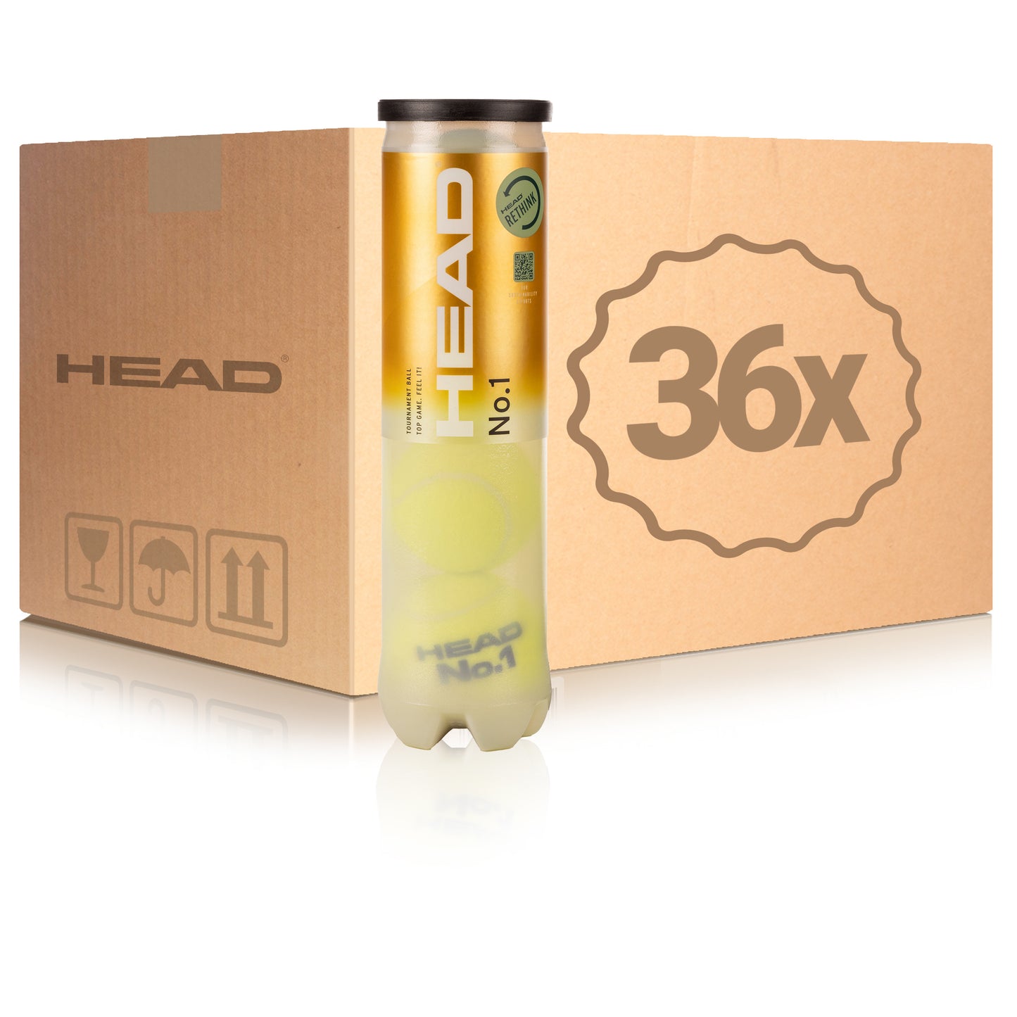 HEAD 36 Tubes de 4 No.1 En carton HEAD 36 Tubes de 4 No.1 En carton