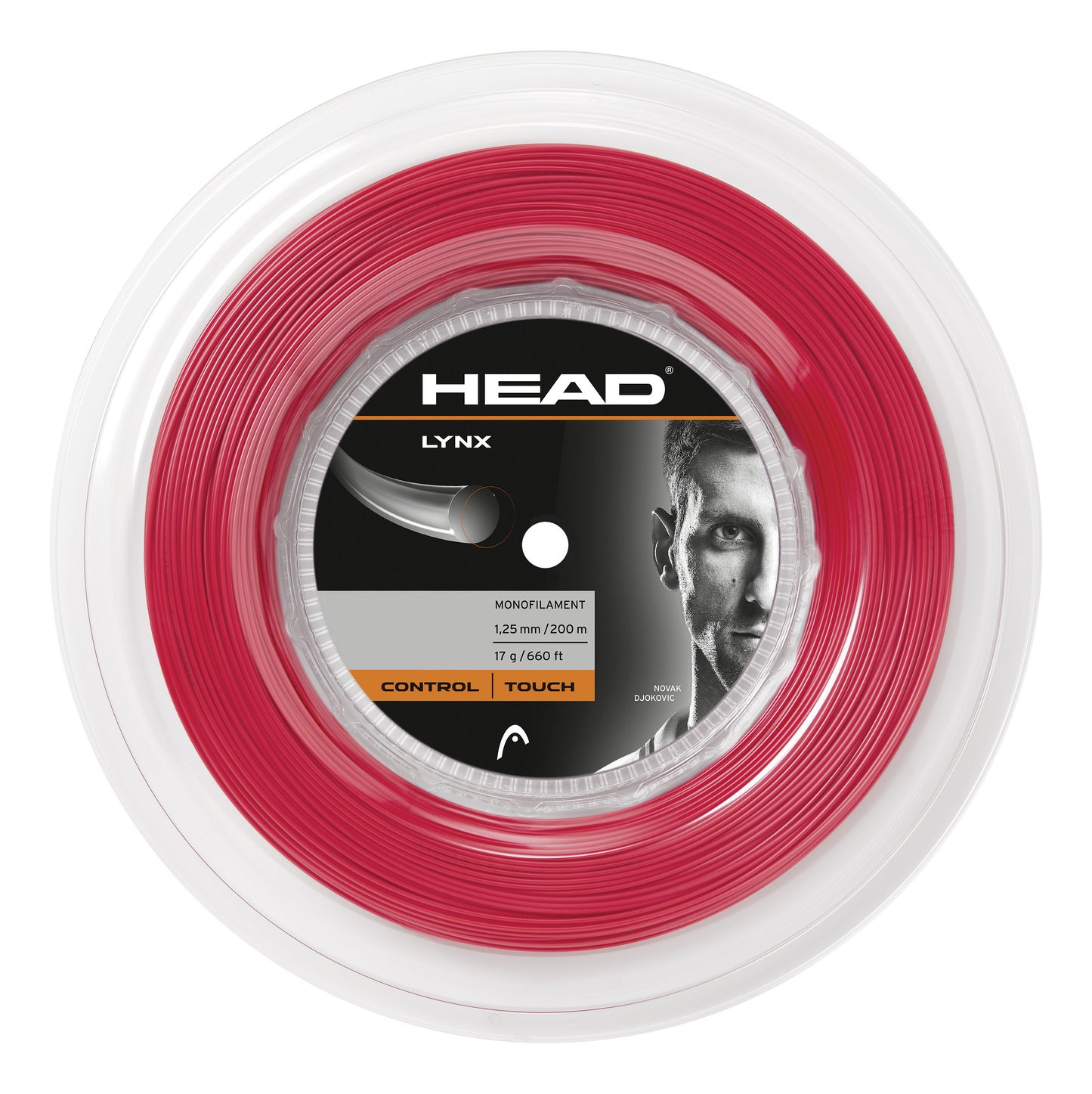 HEAD Lynx Bobine Cordage 200m-Rouge HEAD Lynx Bobine Cordage 200m-Rouge