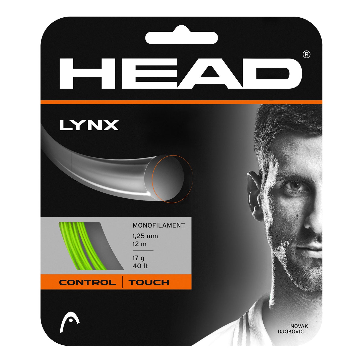 HEAD Lynx Cordage En Garniture 12m-Vert HEAD Lynx Cordage En Garniture 12m-Vert
