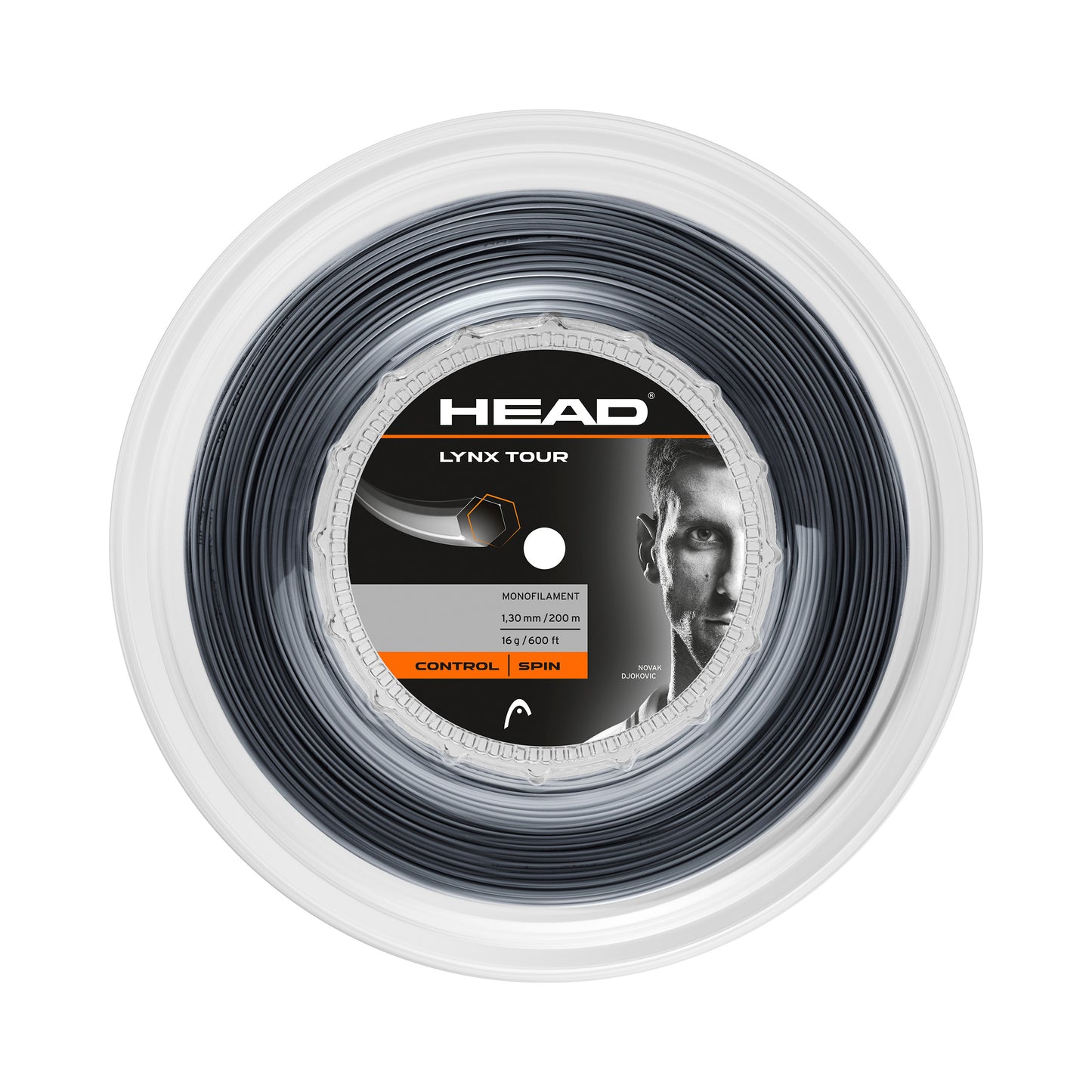 HEAD Lynx Tour Reel Bobine Cordage 200m-Noir HEAD Lynx Tour Reel Bobine Cordage 200m-Noir