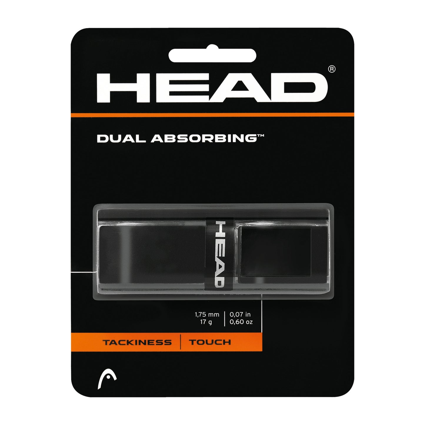HEAD Dual Absorbing Pack 1 Unité-Noir HEAD Dual Absorbing Pack 1 Unité-Noir