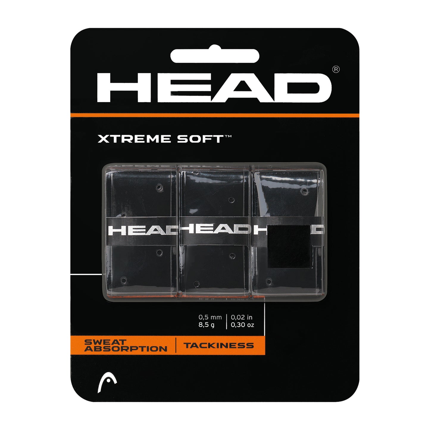 HEAD Xtreme Soft Pack de 3 - noir HEAD Xtreme Soft Pack de 3 - noir