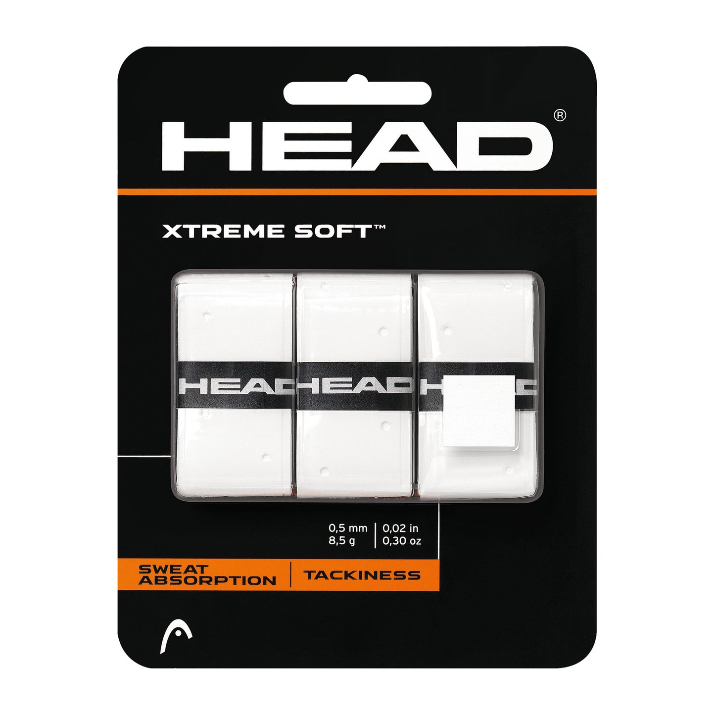 HEAD Xtreme Soft Pack de 3 - blanc HEAD Xtreme Soft Pack de 3 - blanc