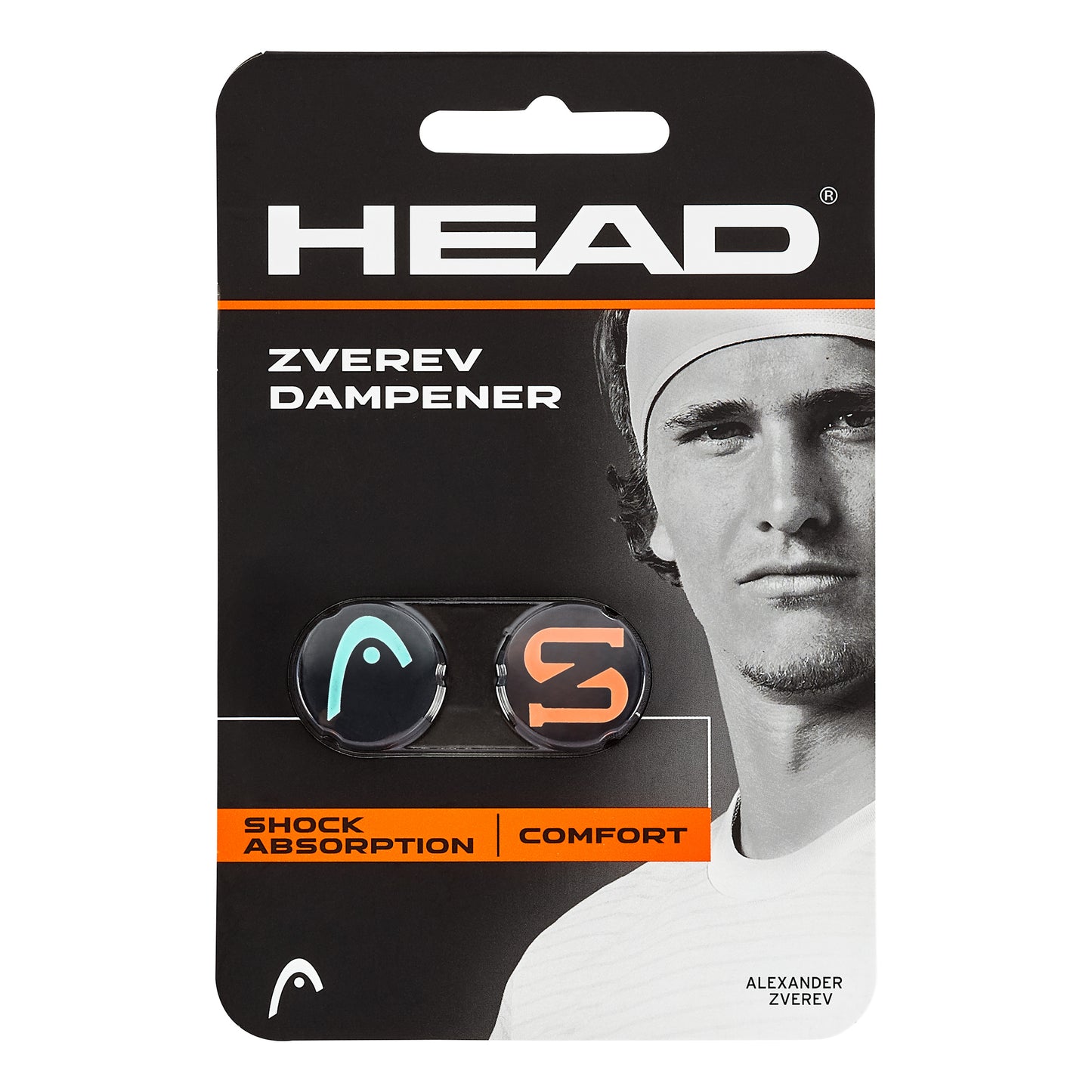 HEAD Zverev Antivibrateur Pack De 2 Unités-Multicouleur HEAD Zverev Antivibrateur Pack De 2 Unités-Multicouleur