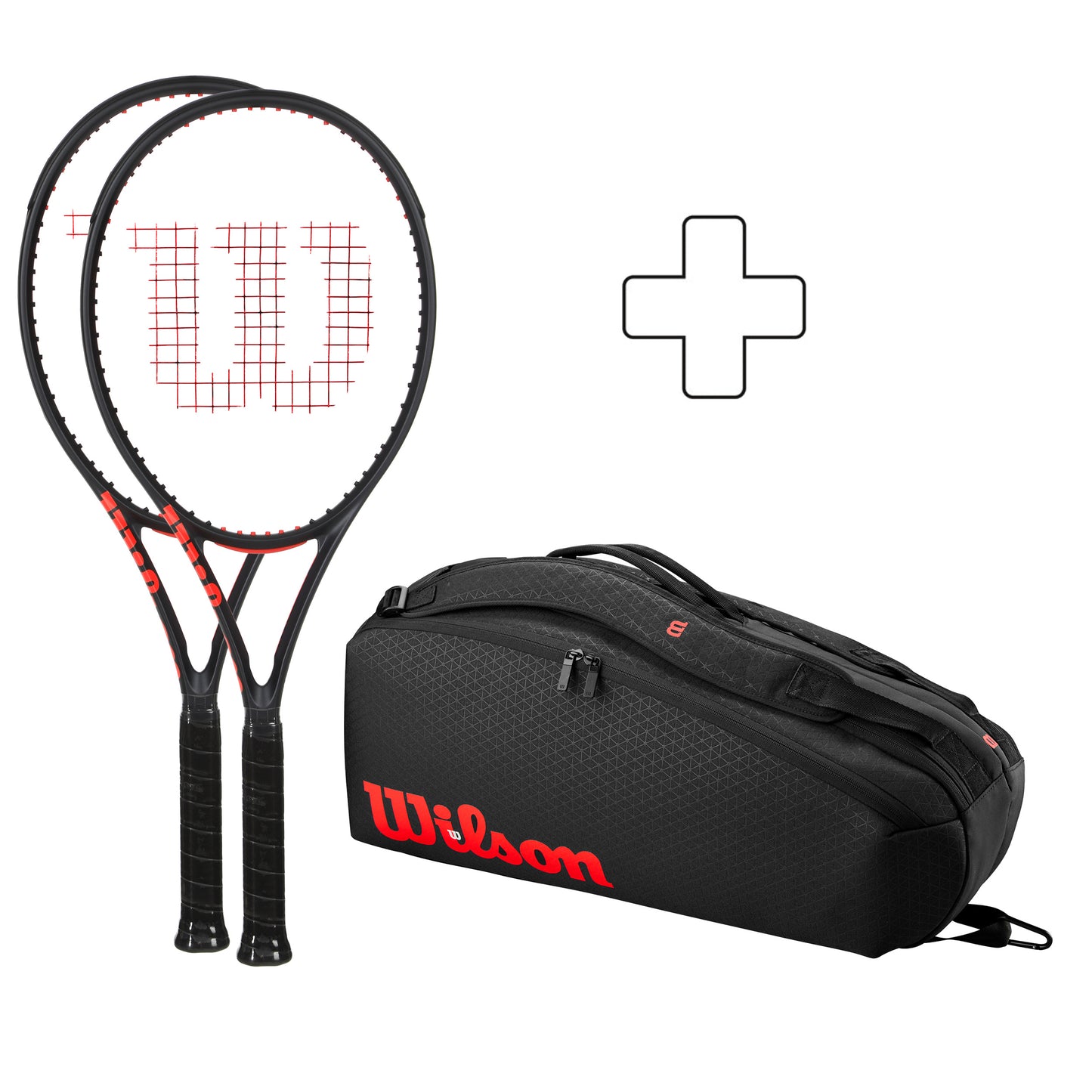 Wilson 2x Clash 100L V3.0 + sac de tennis Wilson 2x Clash 100L V3.0 + sac de tennis