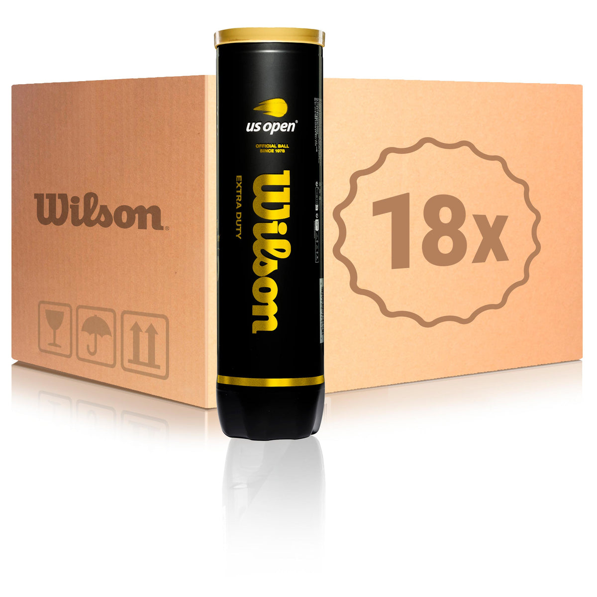 Wilson 18 tubes de 4 US Open En carton Wilson 18 tubes de 4 US Open En carton