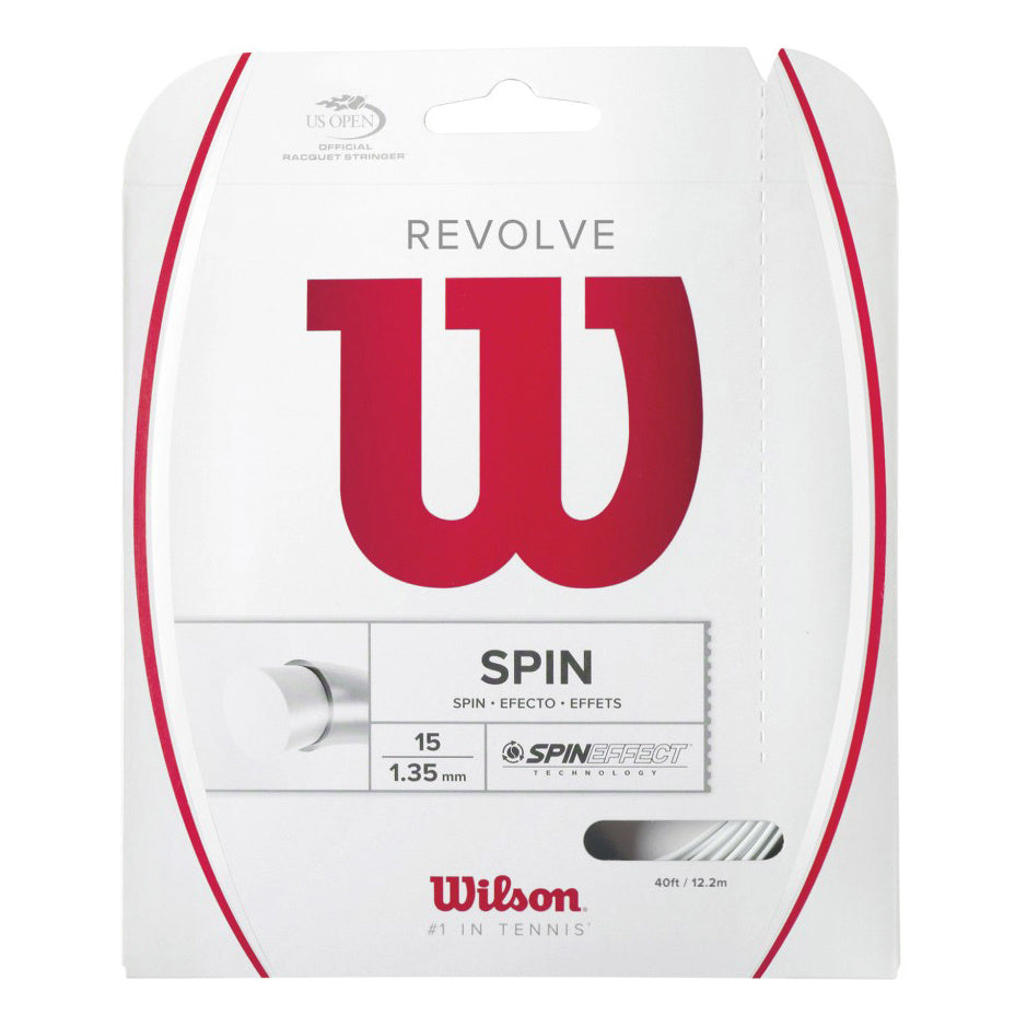 Wilson Revolve Cordage En Garniture 12,2m-Blanc Wilson Revolve Cordage En Garniture 12,2m-Blanc