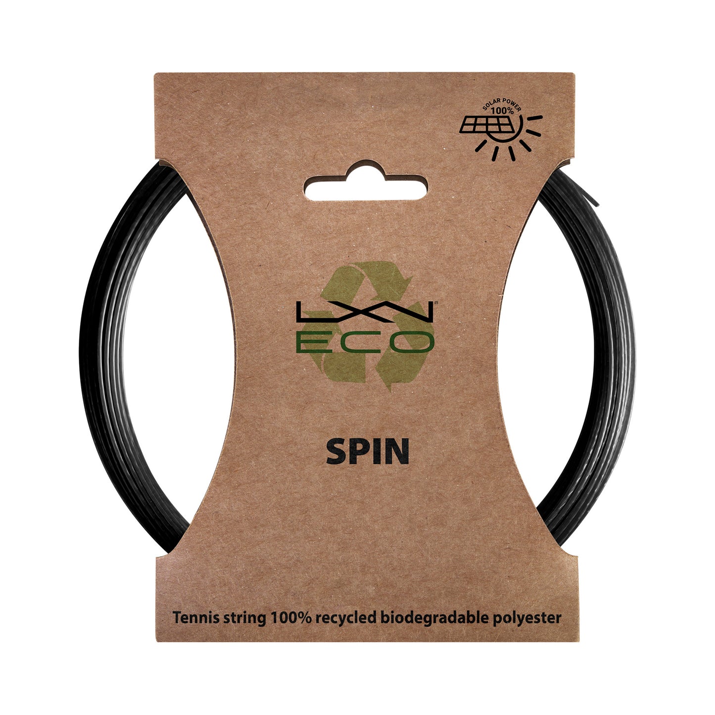 Wilson ECO SPIN SEED Cordage En Garniture 12,2m-Noir Wilson ECO SPIN SEED Cordage En Garniture 12,2m-Noir