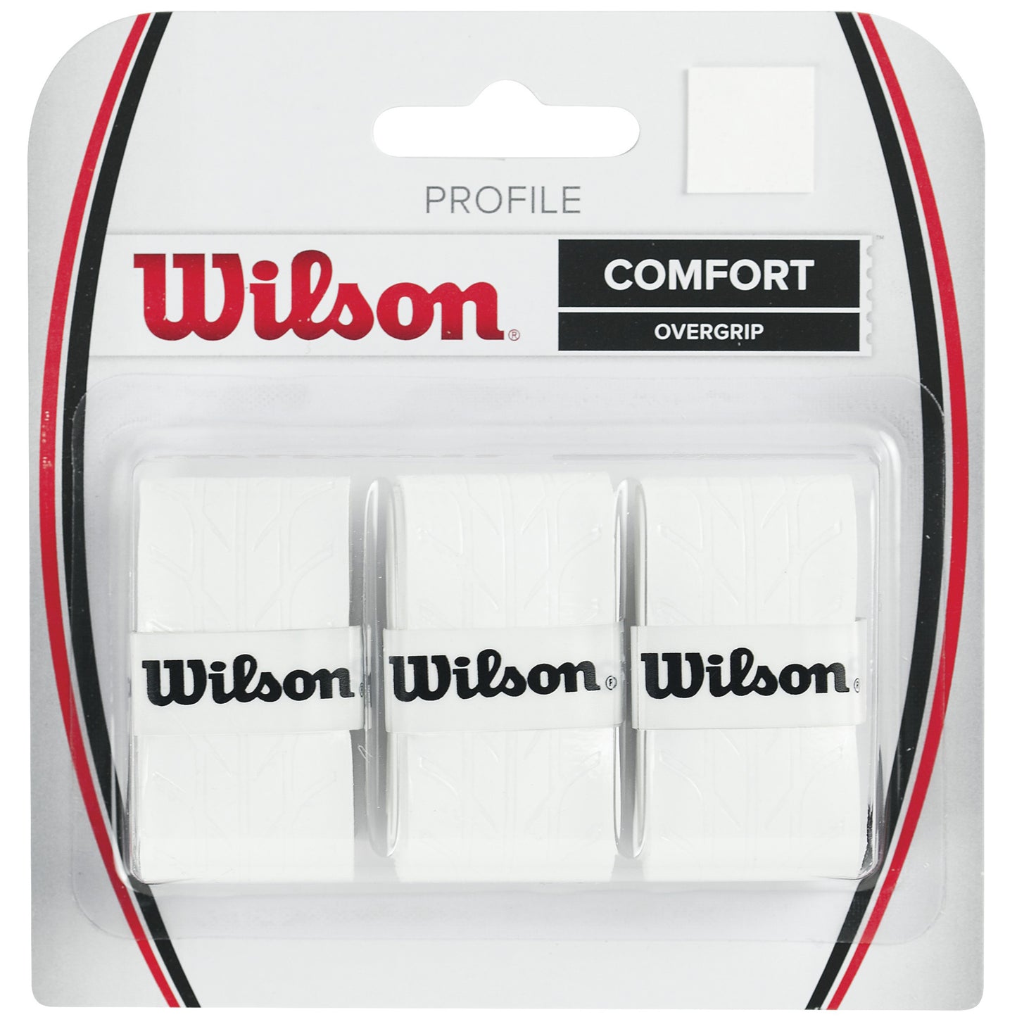 Wilson Profile Overgrip Pack De 3-Blanc Wilson Profile Overgrip Pack De 3-Blanc