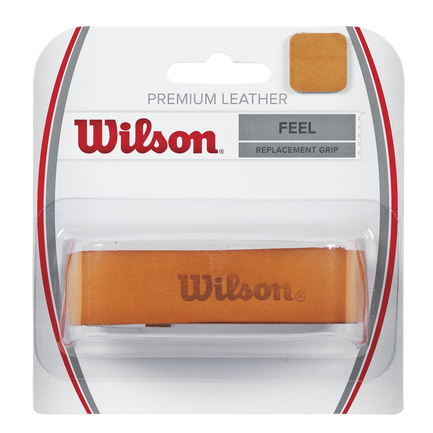 Wilson Premium Leather Replacement Grip Pack 1 Unité-Marron Wilson Premium Leather Replacement Grip Pack 1 Unité-Marron