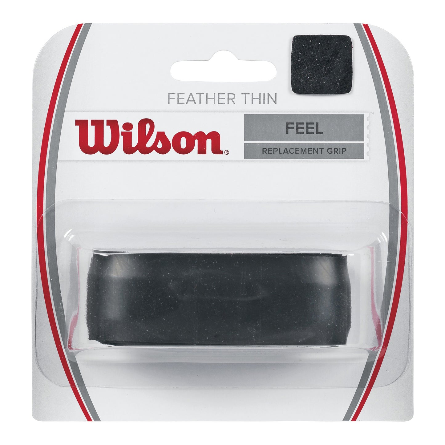 Wilson Featherthin Grip Pack 1 Unité-Noir Wilson Featherthin Grip Pack 1 Unité-Noir