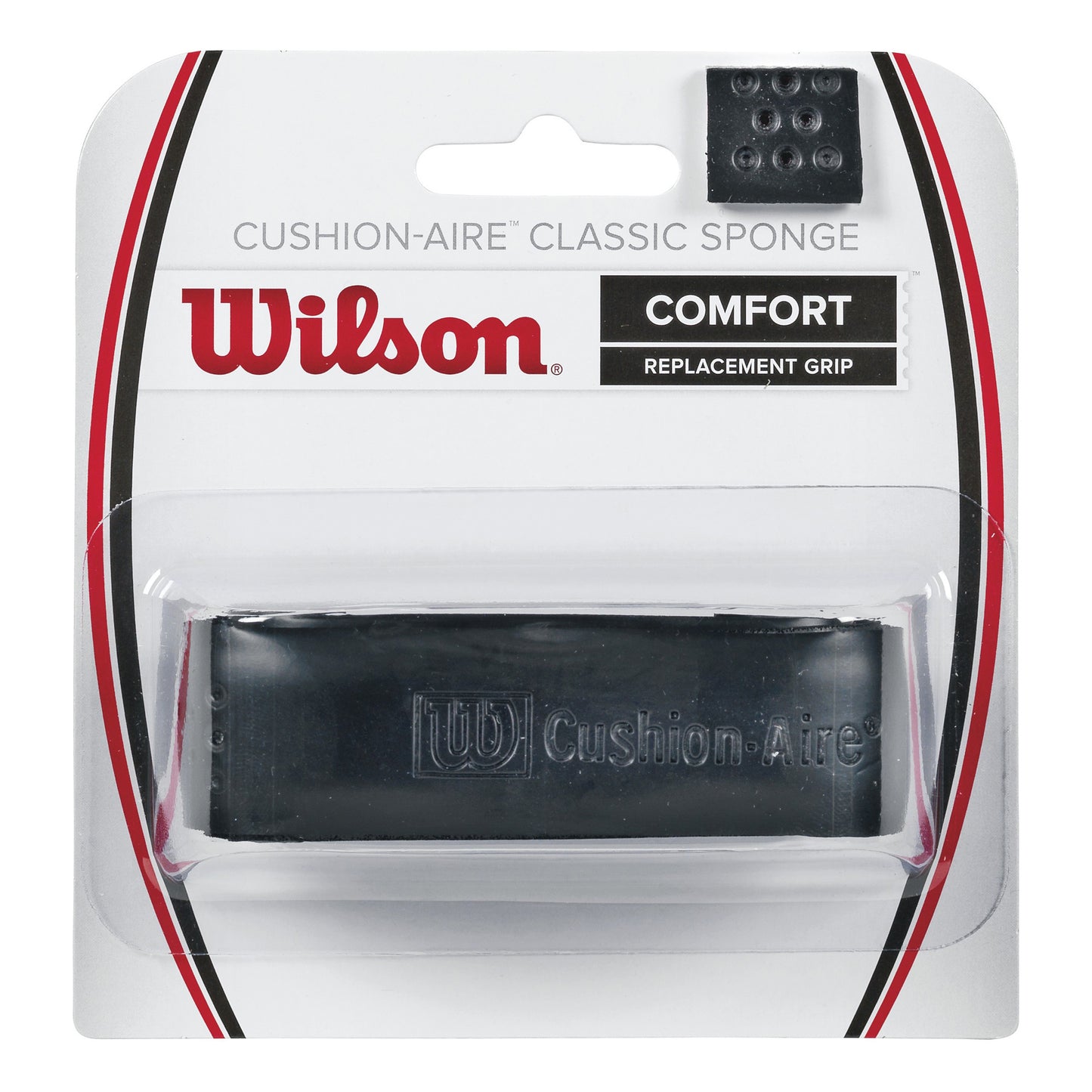 Wilson Cushion-Aire Classic Sponge Pack 1 Unité-Noir Wilson Cushion-Aire Classic Sponge Pack 1 Unité-Noir