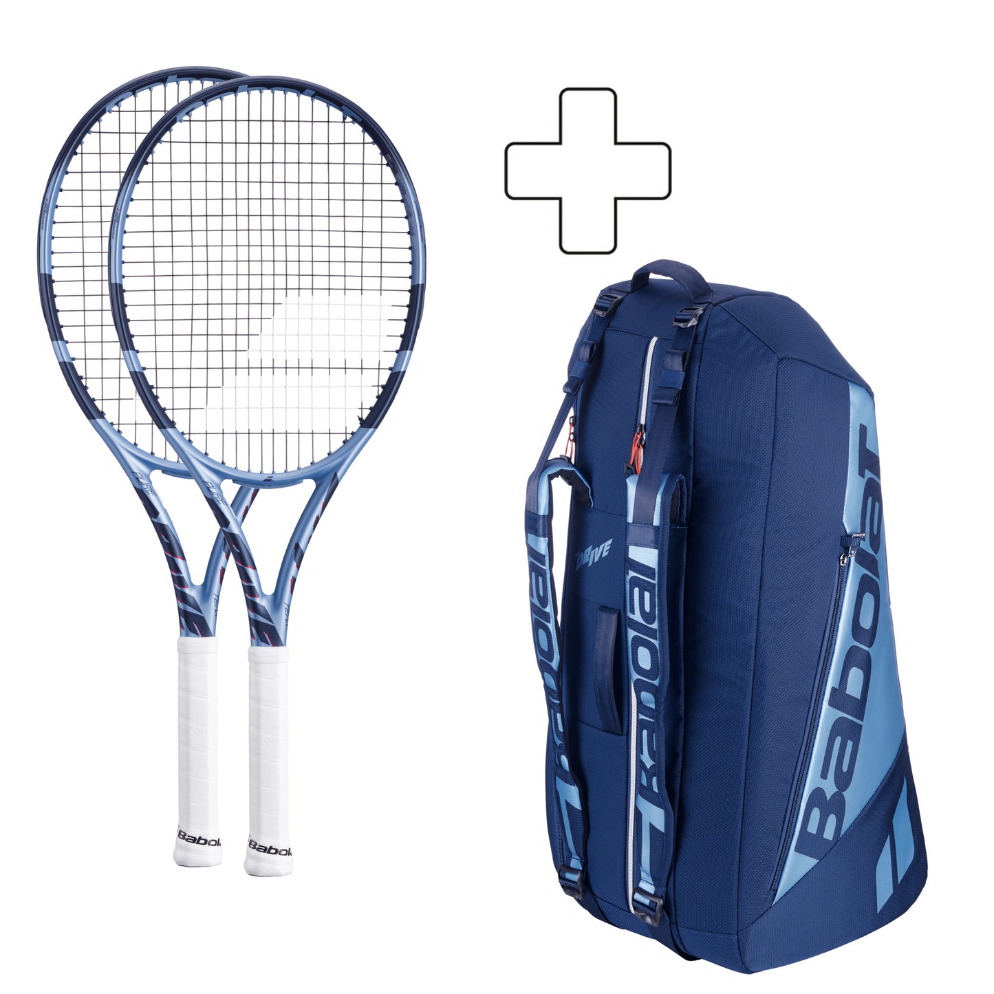 Babolat 2x Pure Drive Team + sac de tennis Babolat 2x Pure Drive Team + sac de tennis