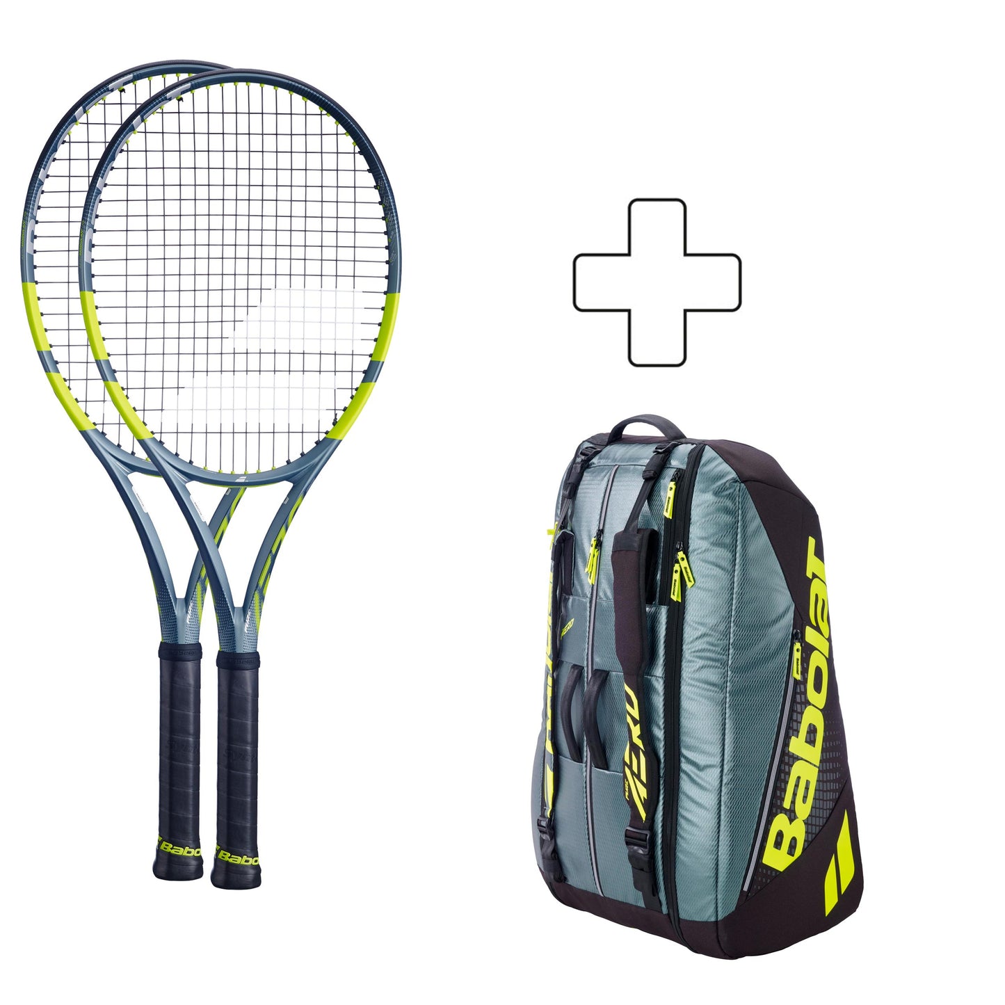 Babolat 2x Pure Aero 98 + sac de tennis Babolat 2x Pure Aero 98 + sac de tennis