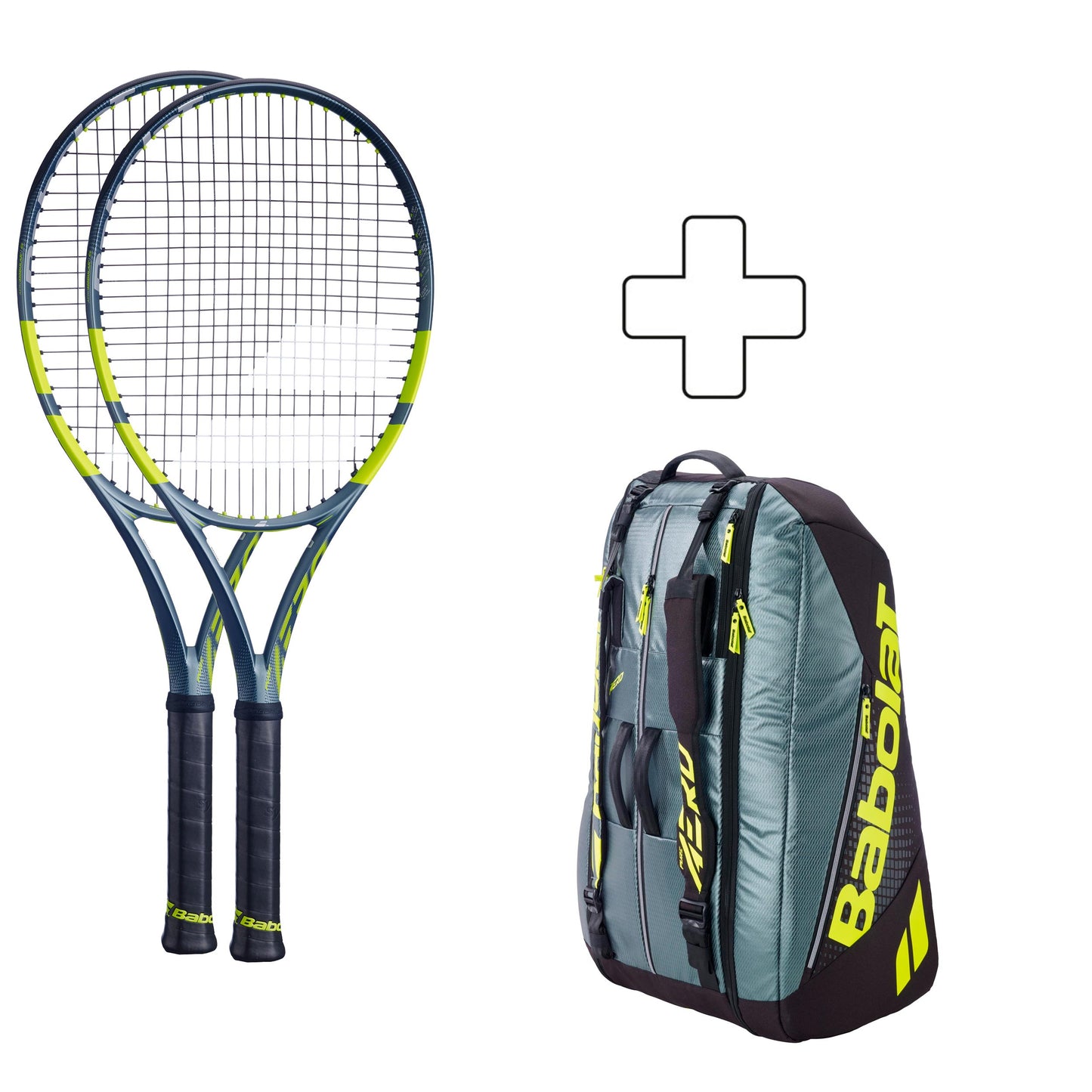 Babolat 2x Pure Aero + sac de tennis Babolat 2x Pure Aero + sac de tennis