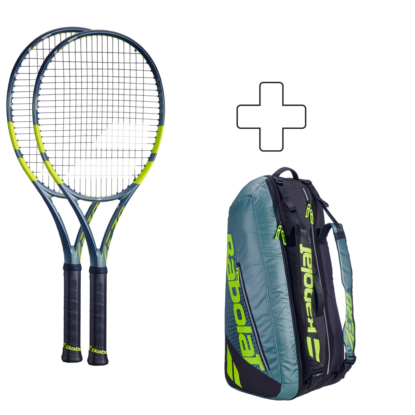 Babolat 2x Pure Aero Team + sac de tennis Babolat 2x Pure Aero Team + sac de tennis