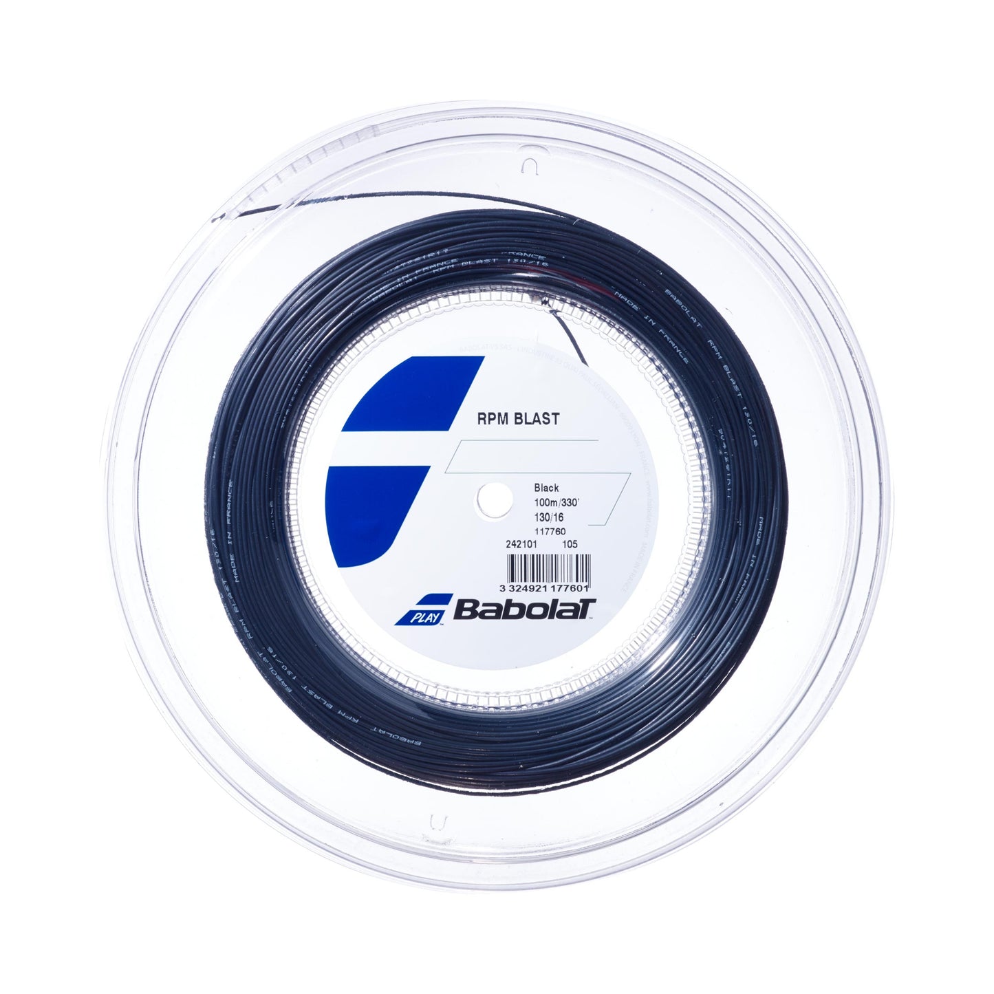 Babolat RPM Blast Bobine Cordage 100m-Noir Babolat RPM Blast Bobine Cordage 100m-Noir