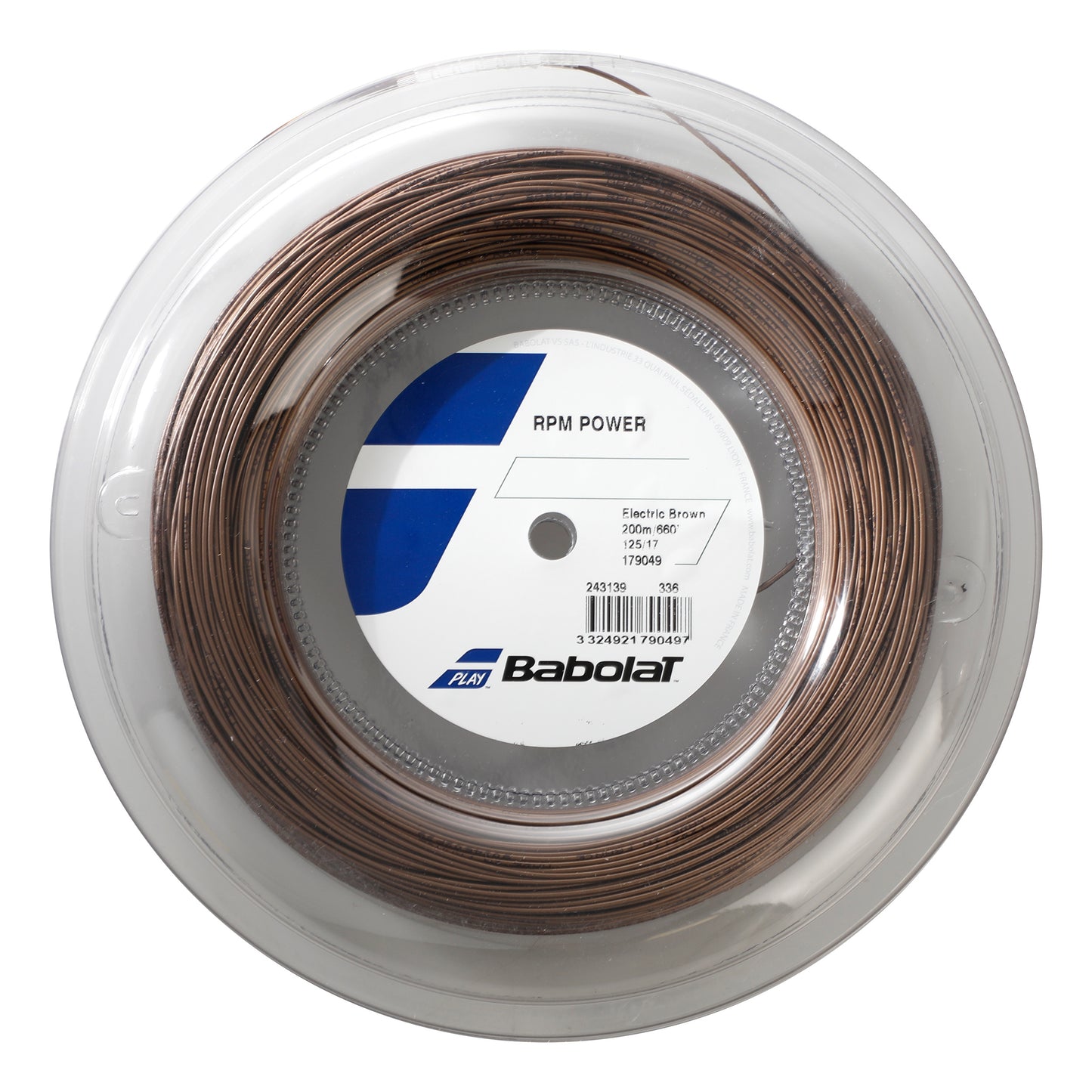 Babolat RPM Power Bobine Cordage 200m-Marron Babolat RPM Power Bobine Cordage 200m-Marron