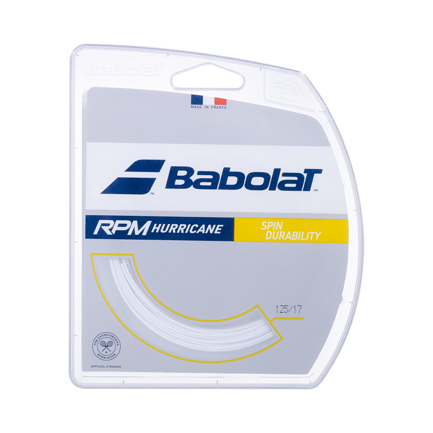 Babolat RPM Hurricane Cordage En Garniture 12m-Blanc Babolat RPM Hurricane Cordage En Garniture 12m-Blanc