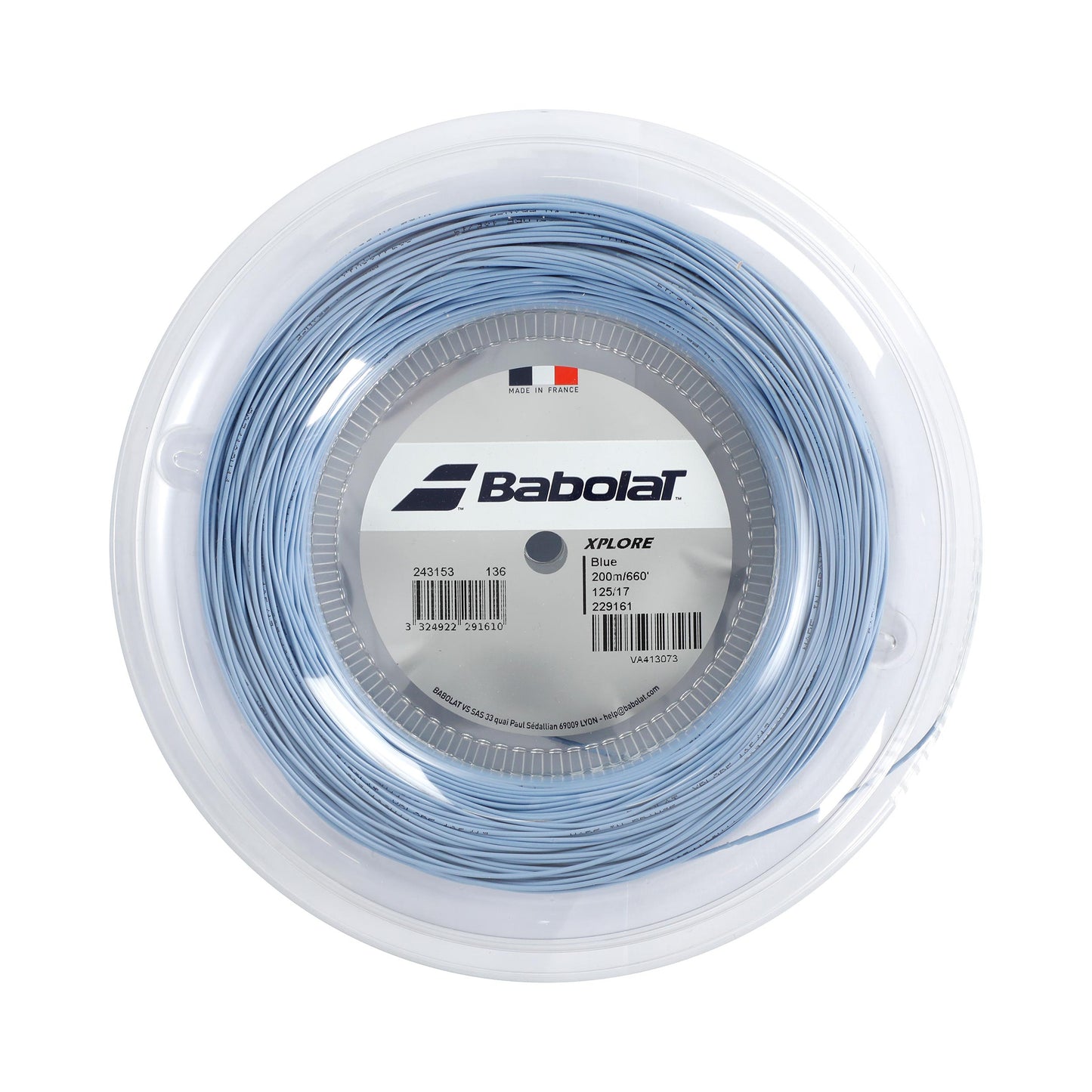 Babolat XPLORE Bobine cordage 200m - bleu Babolat XPLORE Bobine cordage 200m - bleu