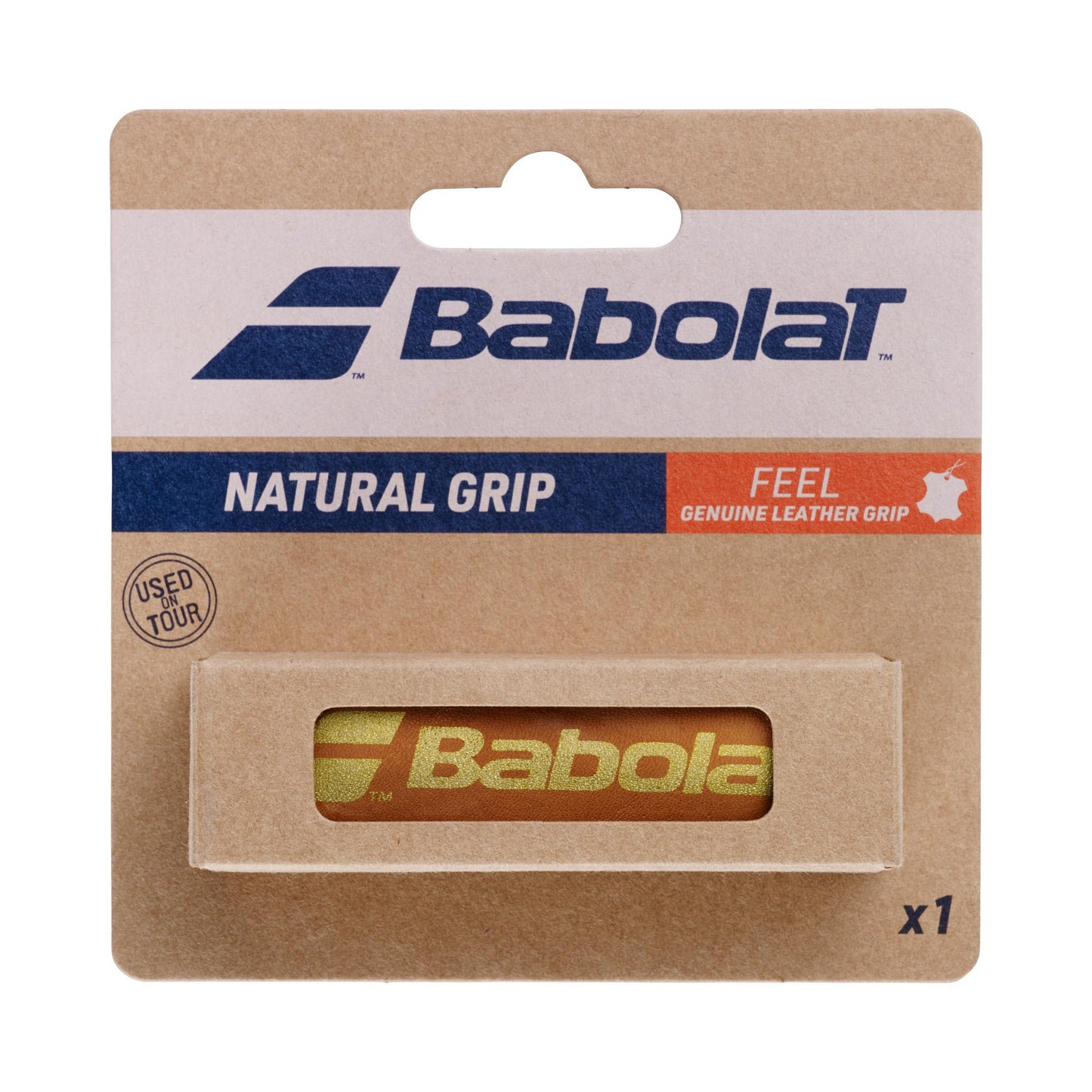 Babolat Natural Grip Pack 1 Unité-Marron Babolat Natural Grip Pack 1 Unité-Marron