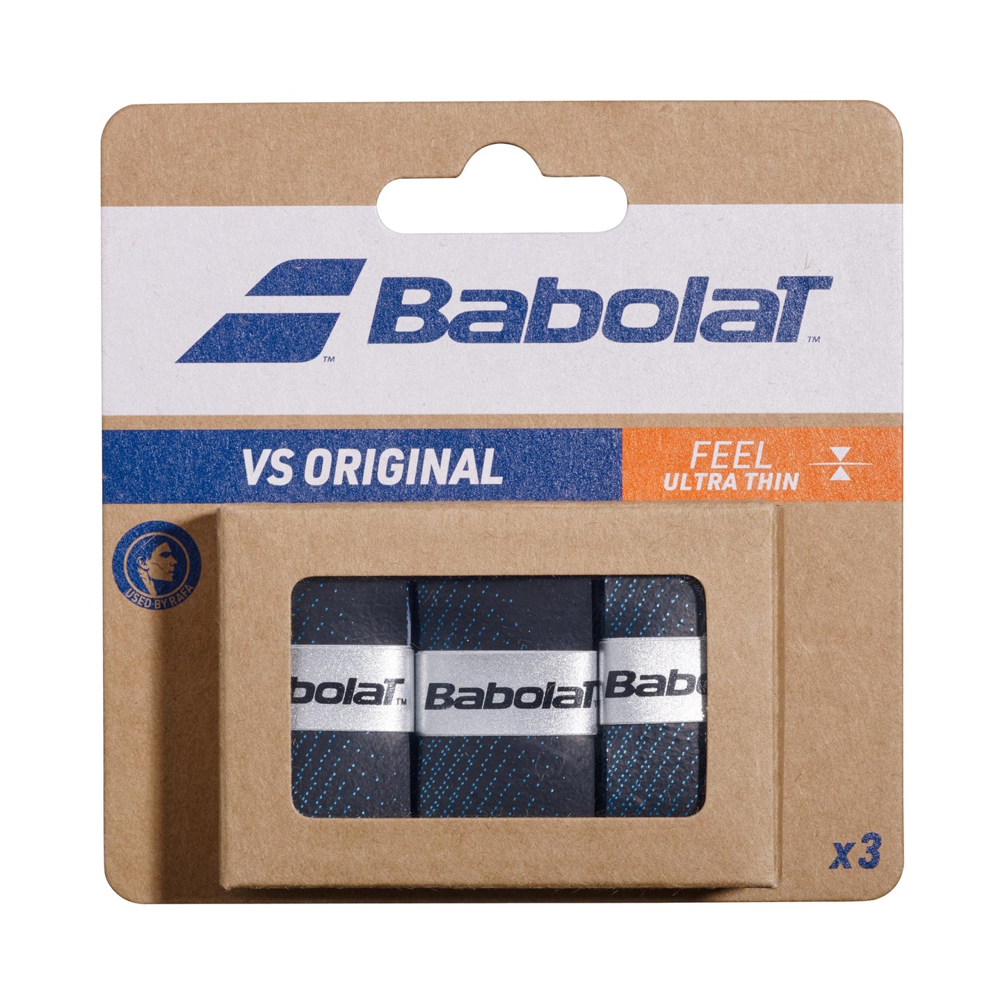 Babolat VS Grip Original Pack De 3-Bleu Babolat VS Grip Original Pack De 3-Bleu
