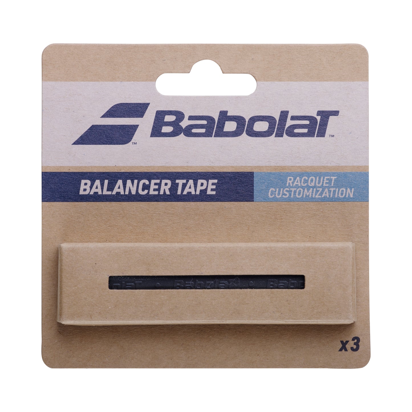 Babolat Balancer Tape 3x3 Plomb-Noir Babolat Balancer Tape 3x3 Plomb-Noir