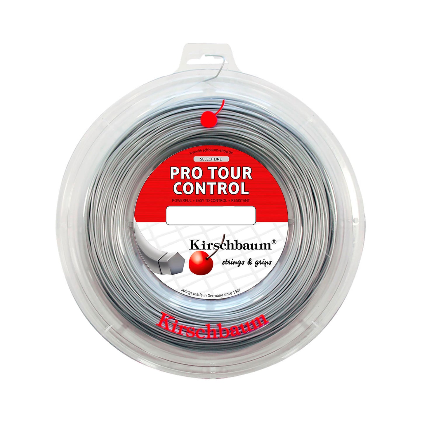 Kirschbaum Pro Tour Control Bobine Cordage 200m-Argent Kirschbaum Pro Tour Control Bobine Cordage 200m-Argent