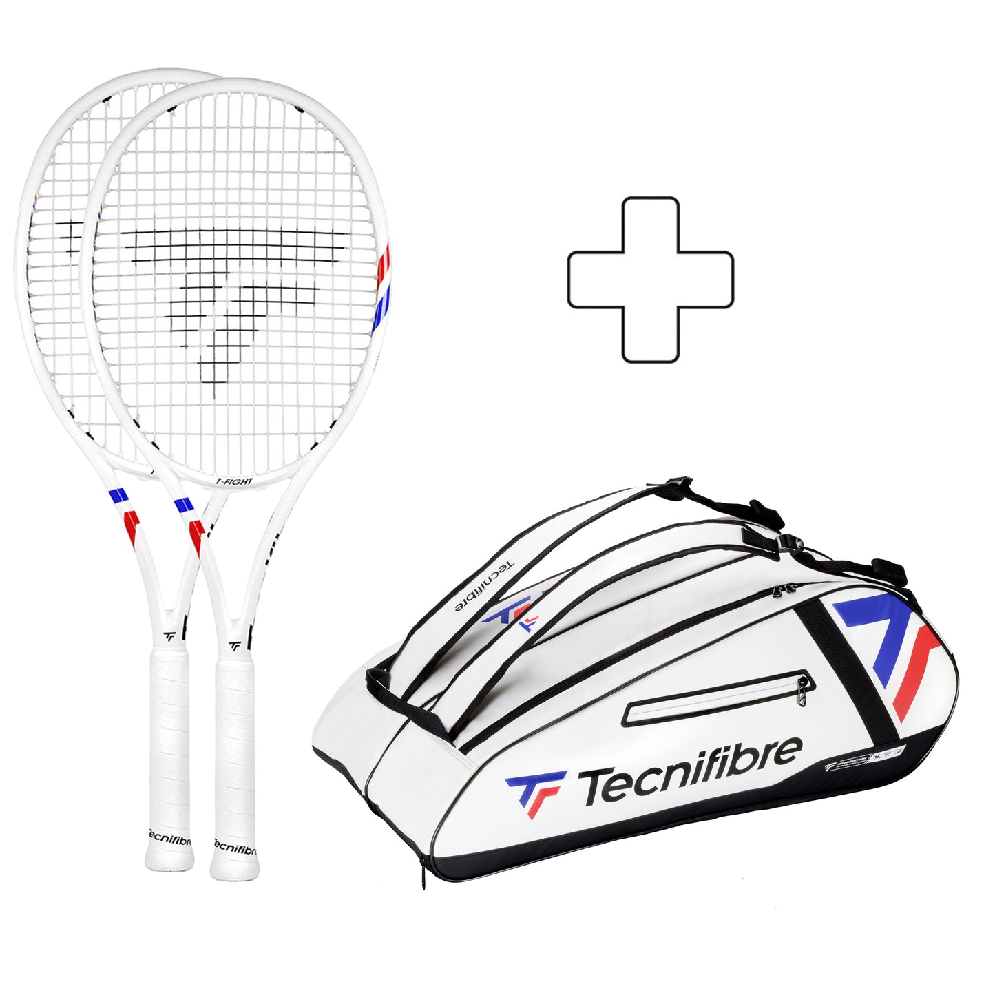 Tecnifibre 2x T-Fight 300 S + sac de tennis Tecnifibre 2x T-Fight 300 S + sac de tennis