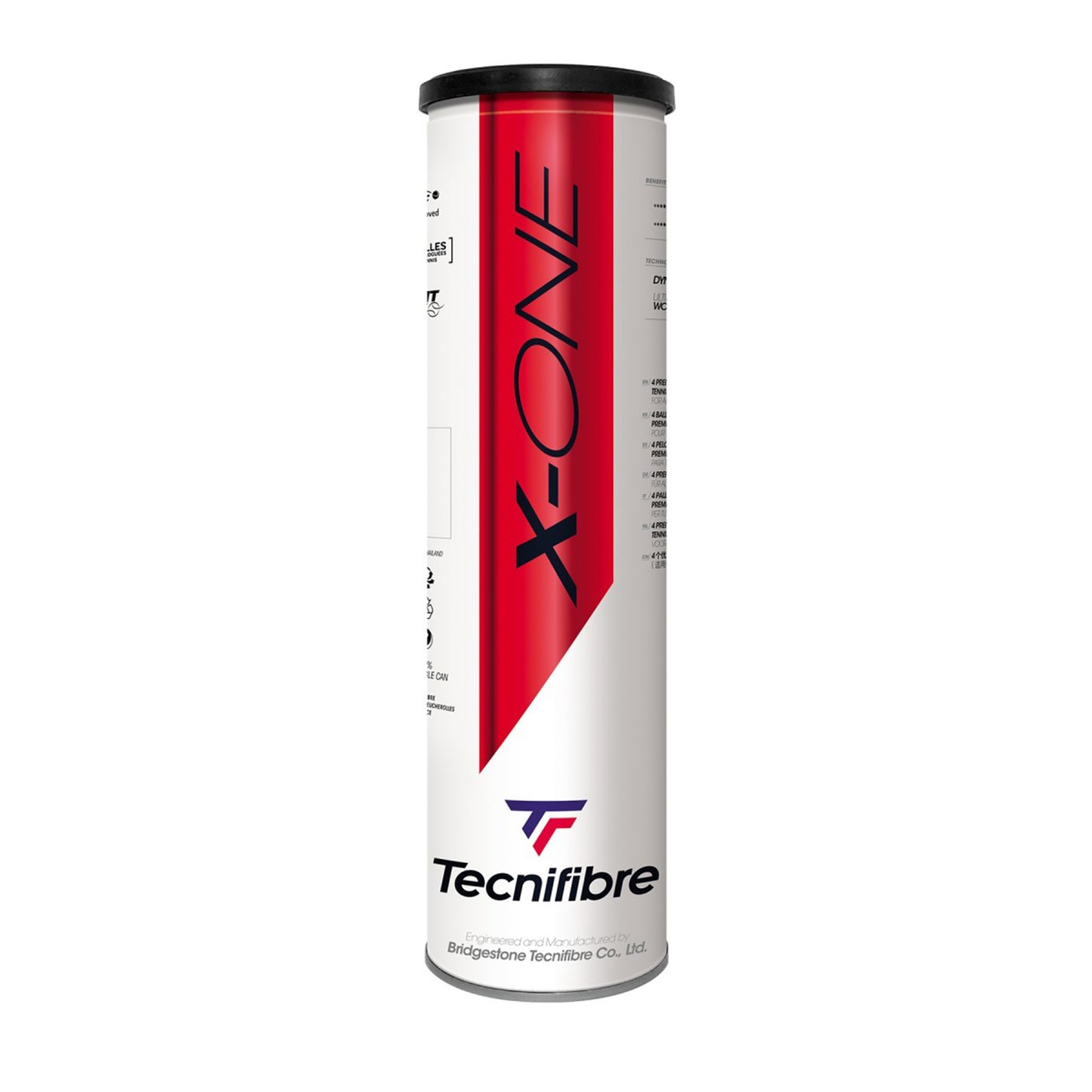Tecnifibre X-One Tube De 4 Tecnifibre X-One Tube De 4