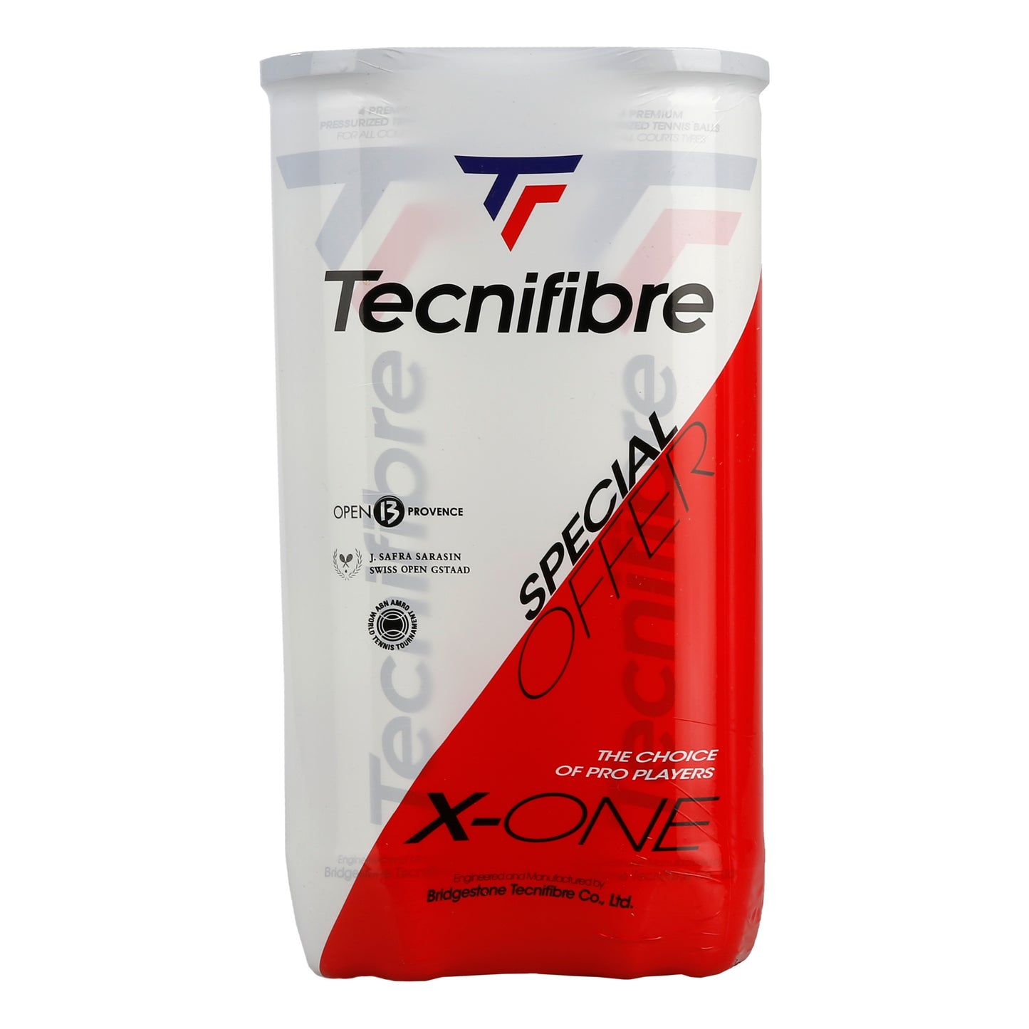 Tecnifibre X-One 2 Tubes De 4 Tecnifibre X-One 2 Tubes De 4