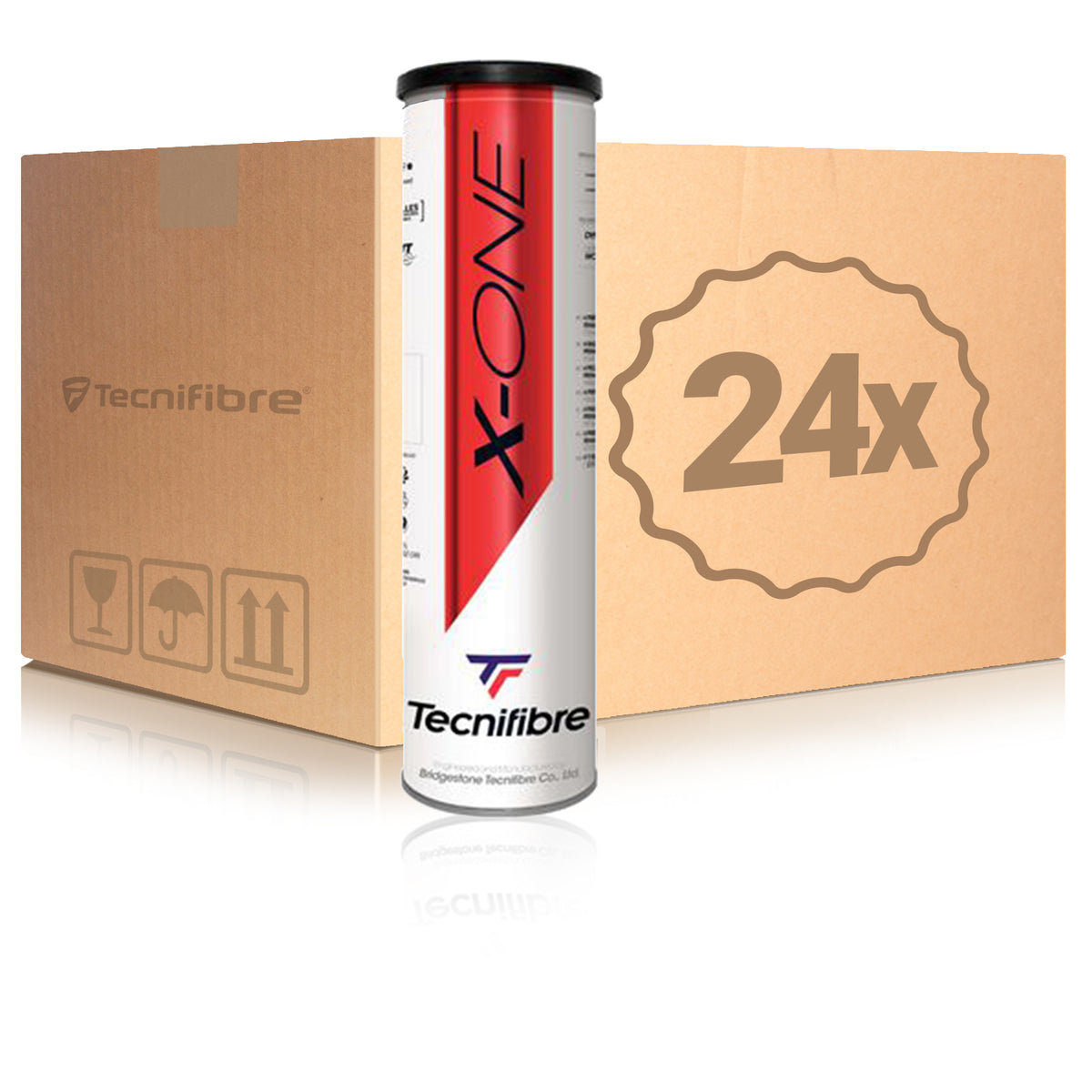Tecnifibre 24 tubes de 4 X-One Swiss Tecnifibre 24 tubes de 4 X-One Swiss