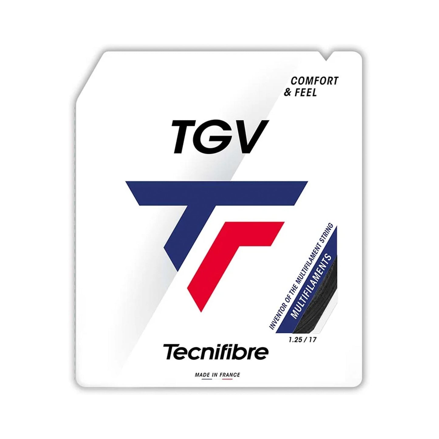 Tecnifibre TGV 12m Cordage En Garniture-Noir Tecnifibre TGV 12m Cordage En Garniture-Noir