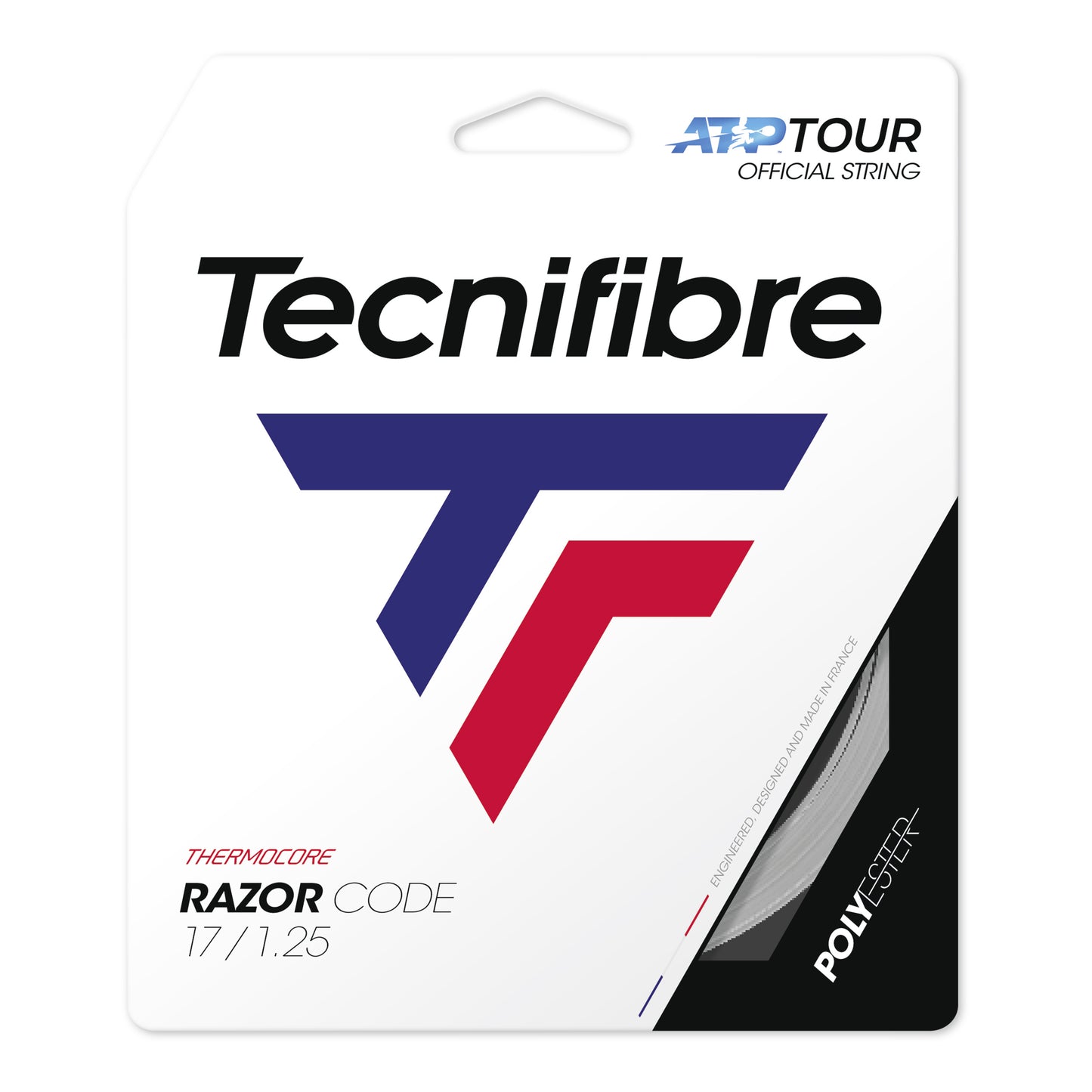 Tecnifibre Razor Code 12m Cordage En Garniture-Gris Tecnifibre Razor Code 12m Cordage En Garniture-Gris
