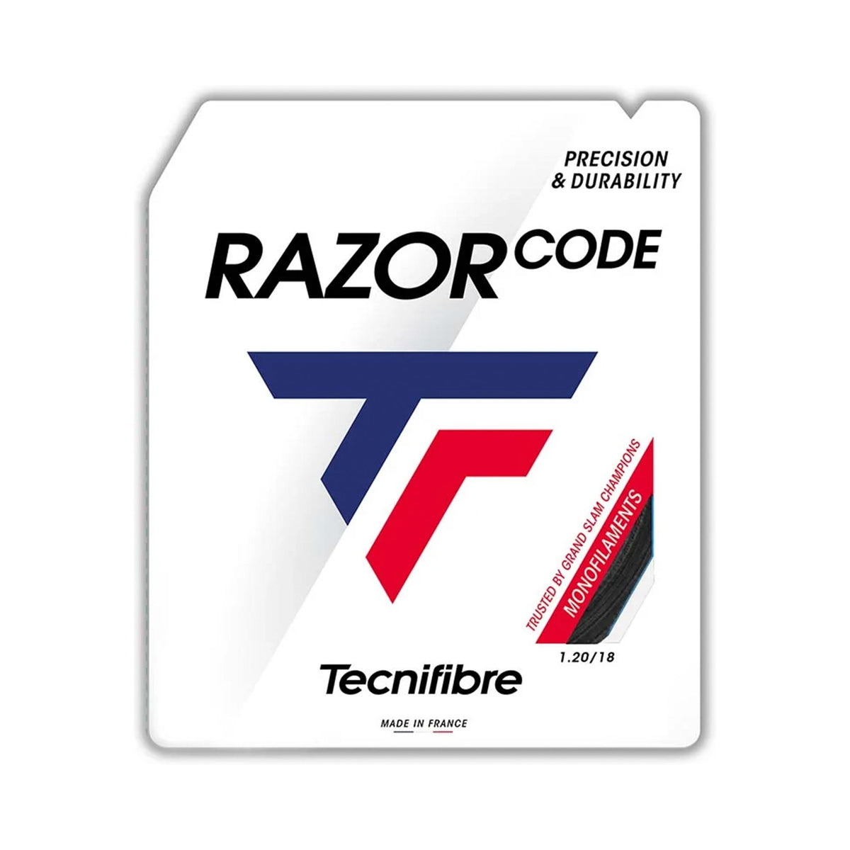 Tecnifibre Razor Code 12m Cordage En Garniture-Gris Tecnifibre Razor Code 12m Cordage En Garniture-Gris