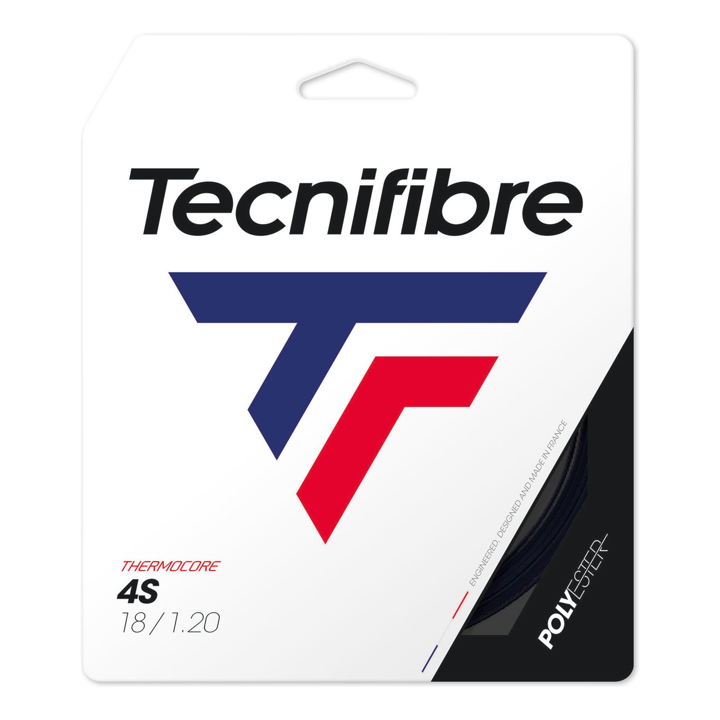 Tecnifibre Black Code 4S 12m Cordage En Garniture-Noir Tecnifibre Black Code 4S 12m Cordage En Garniture-Noir