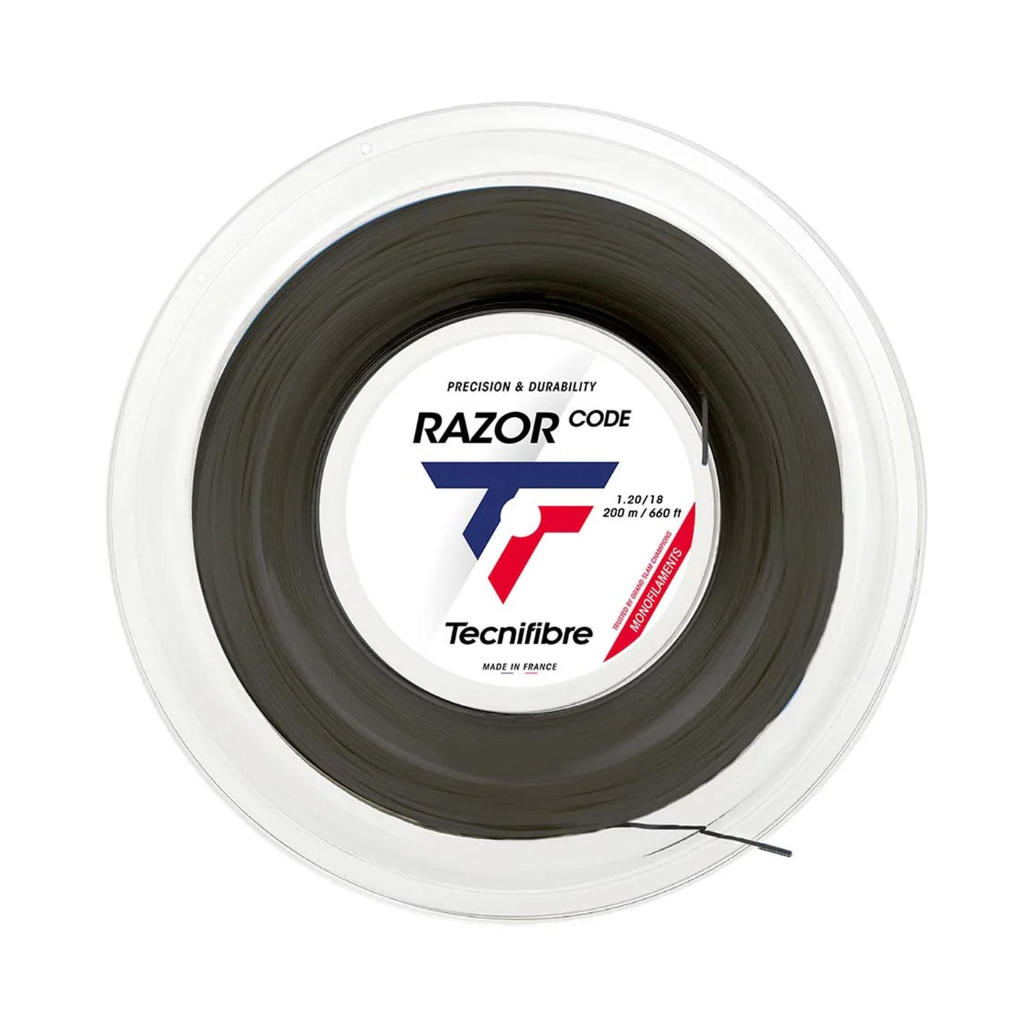 Tecnifibre Razor Code 200m Bobine Cordage-Gris Tecnifibre Razor Code 200m Bobine Cordage-Gris