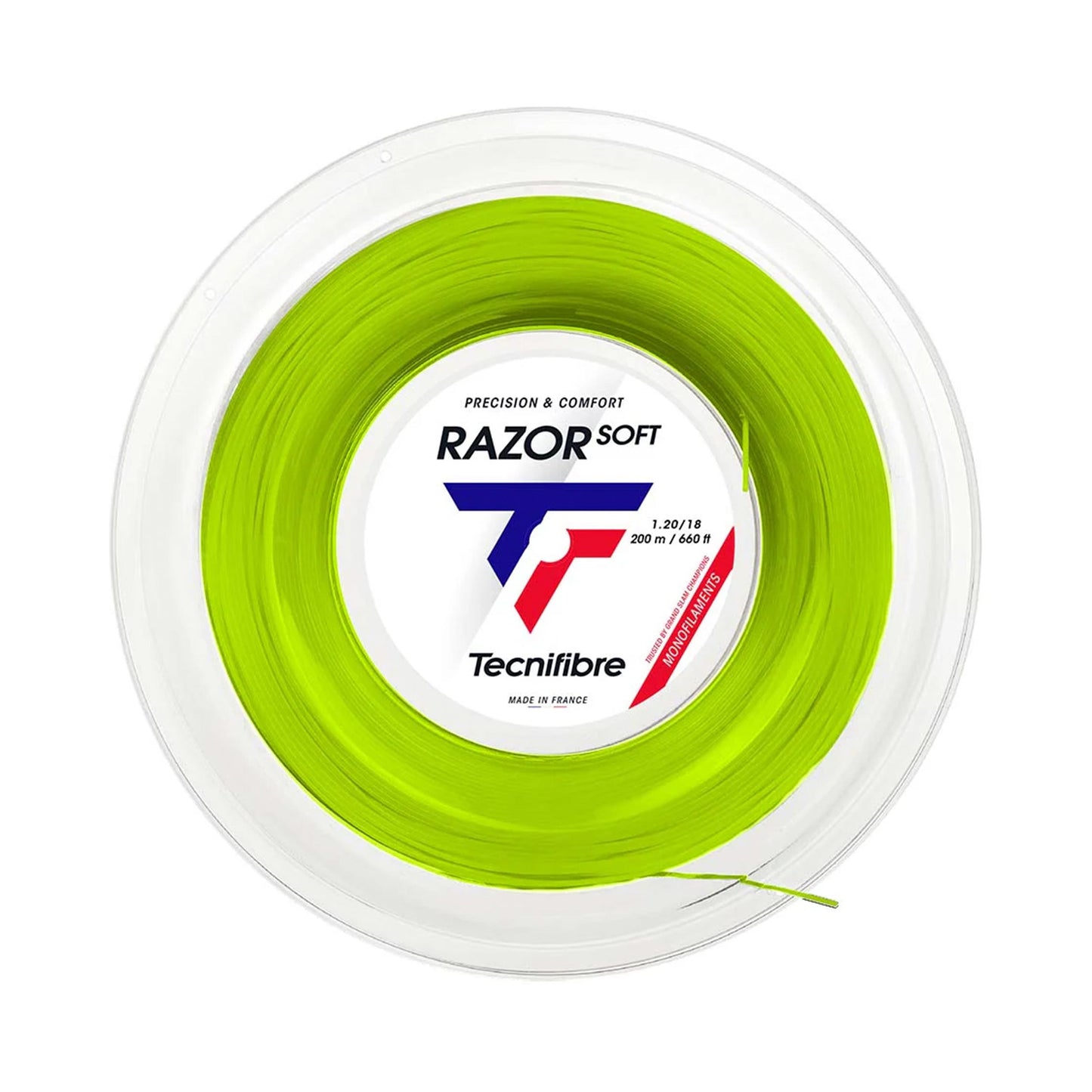 Tecnifibre Razor Soft 200m Bobine Cordage-Jaune Lemon Tecnifibre Razor Soft 200m Bobine Cordage-Jaune Lemon