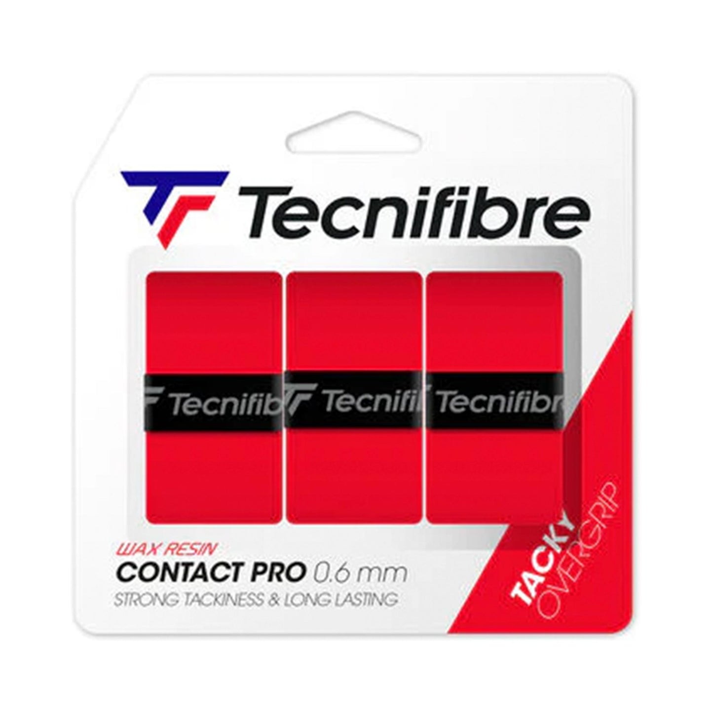 Tecnifibre Contact Pro 3er Pack De 3-Rouge Tecnifibre Contact Pro 3er Pack De 3-Rouge