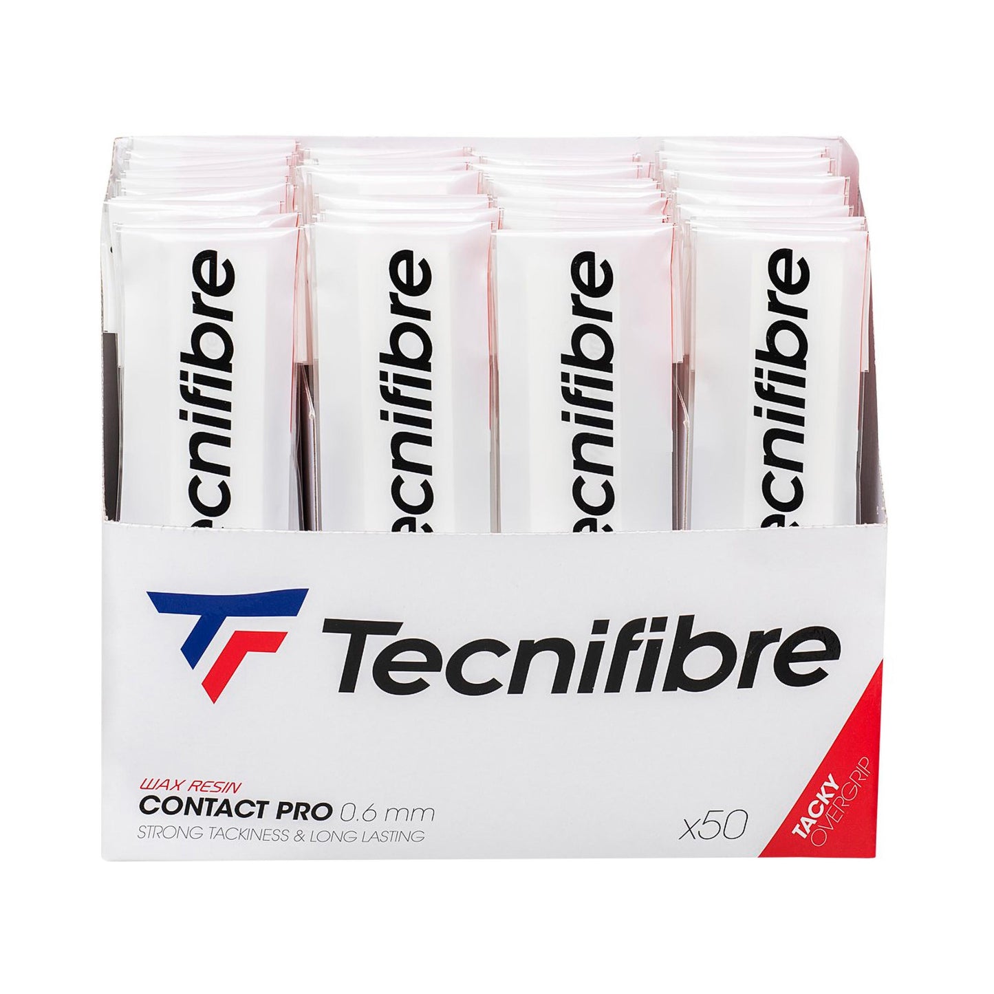 Tecnifibre Contact Pro Pack de 50 - blanc Tecnifibre Contact Pro Pack de 50 - blanc