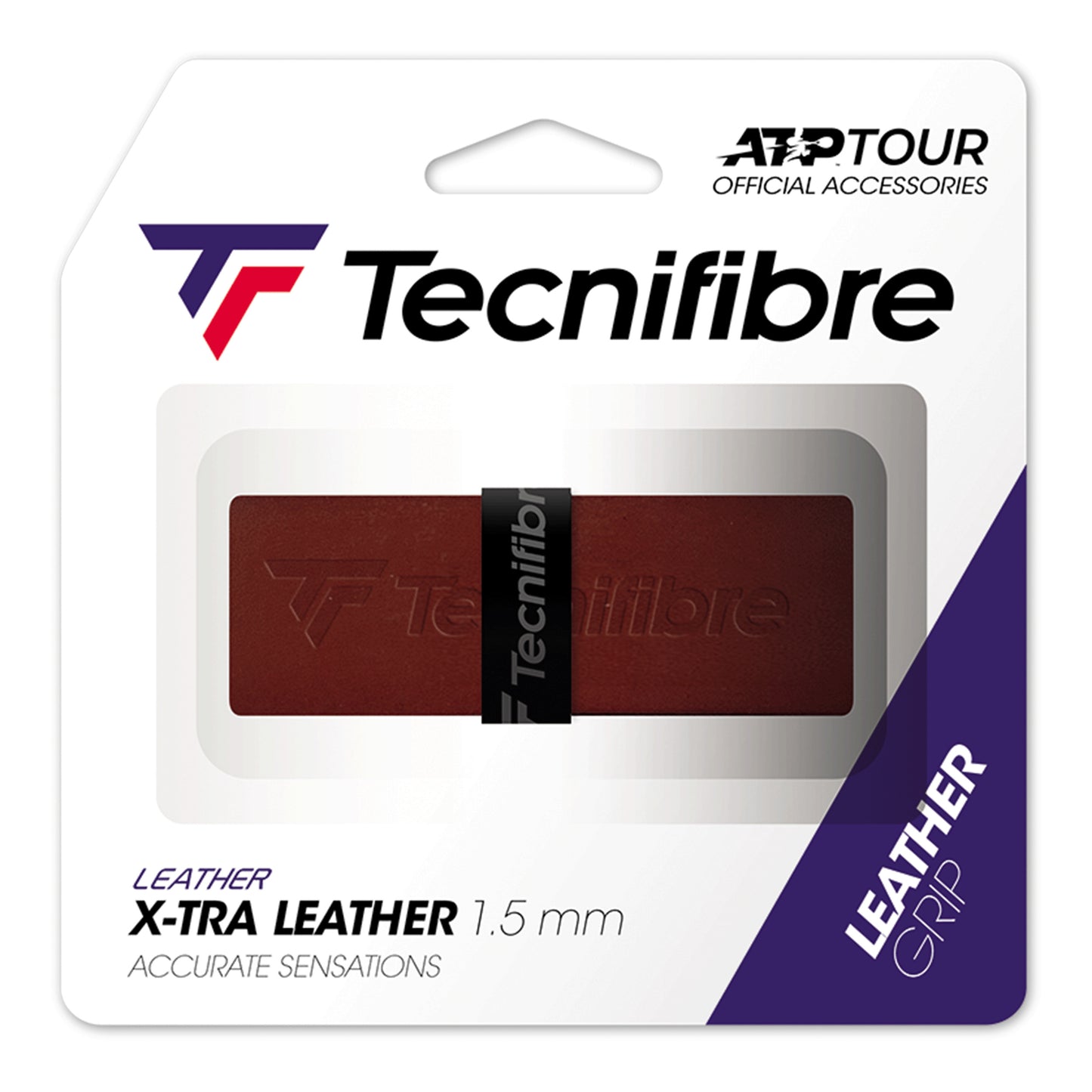 Tecnifibre Lederband Pack 1 Unité-Marron Tecnifibre Lederband Pack 1 Unité-Marron