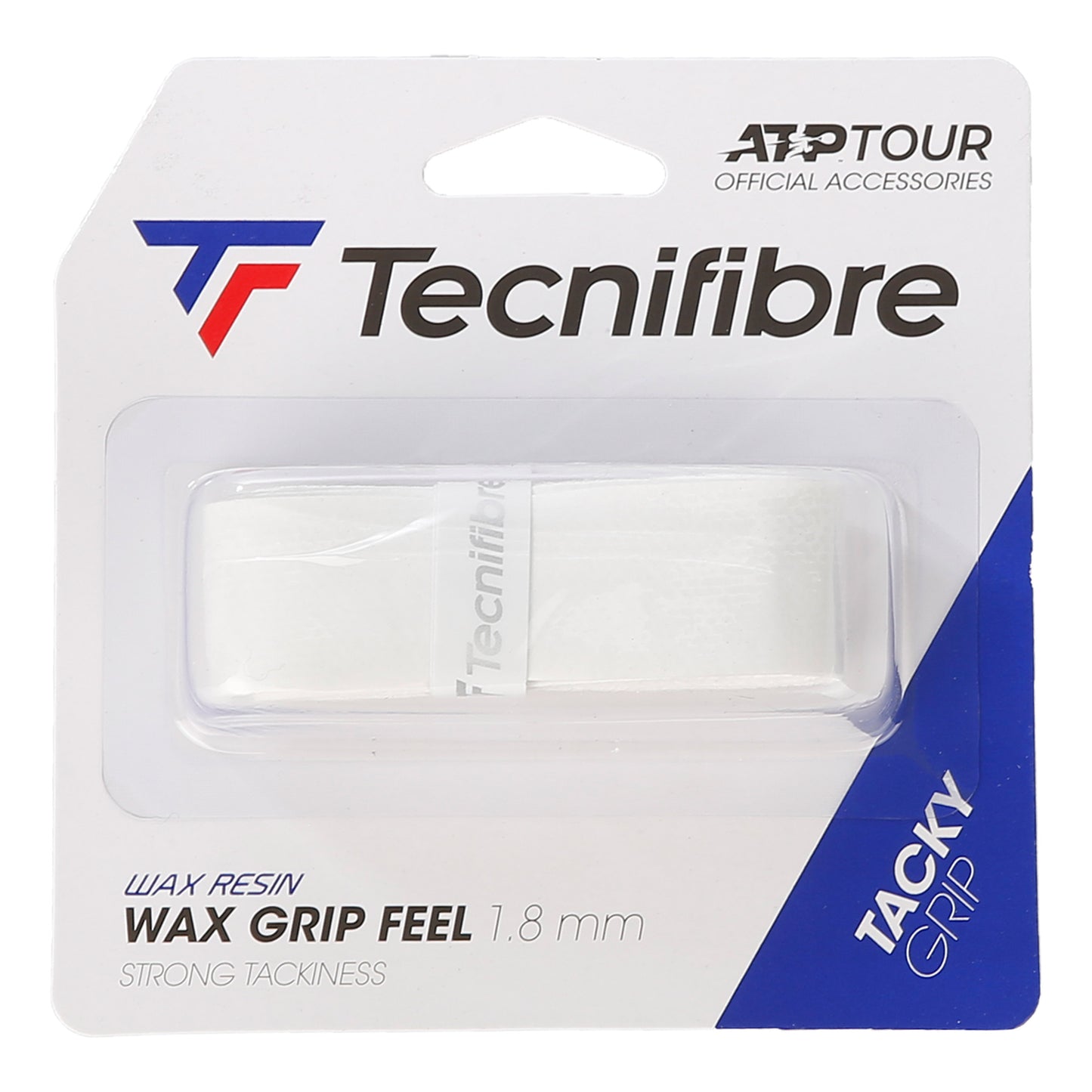 Tecnifibre Wax Feel Grip Pack 1 Unité-Blanc Tecnifibre Wax Feel Grip Pack 1 Unité-Blanc