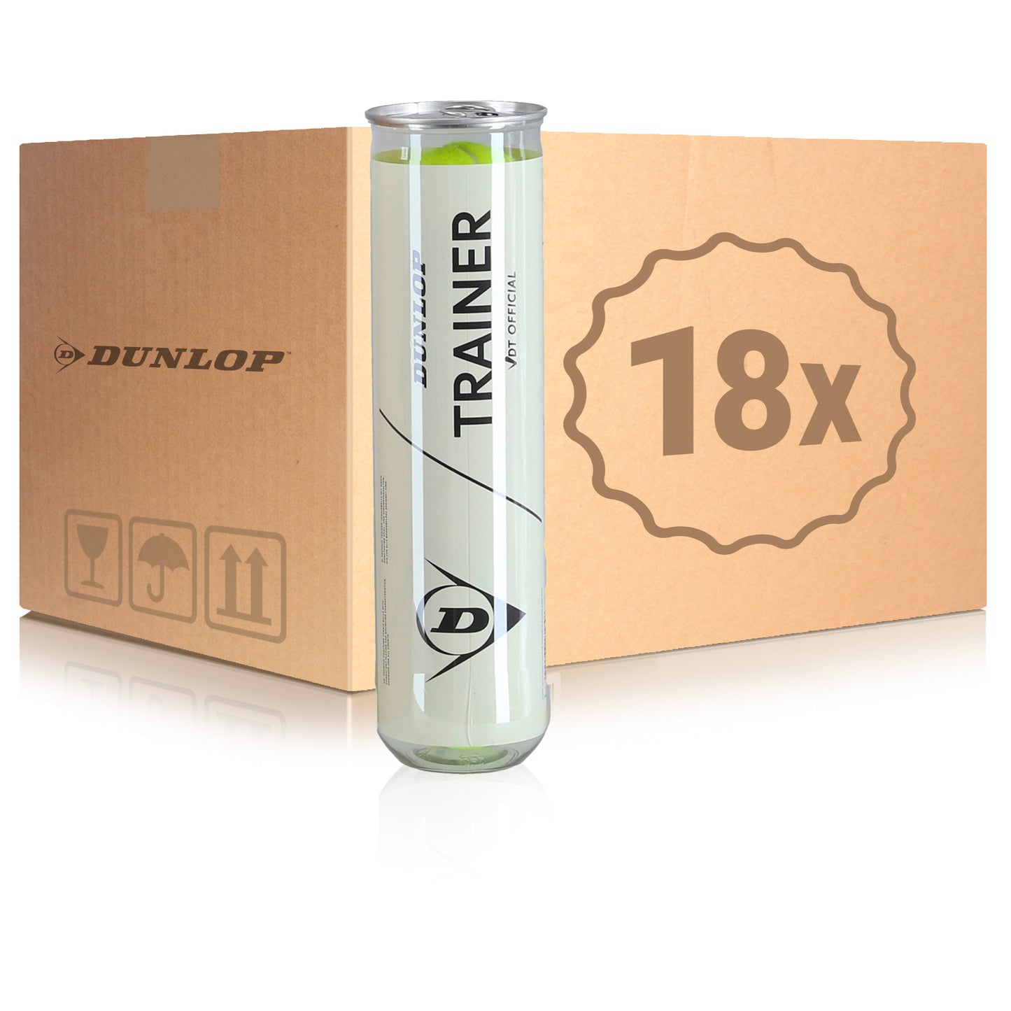 Dunlop 18 tubes de 4 Dunlop Trainer VDT Dunlop 18 tubes de 4 Dunlop Trainer VDT
