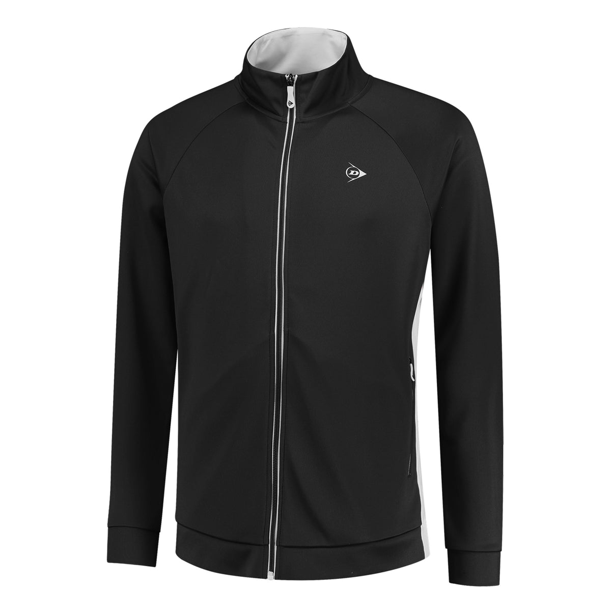 Dunlop Knitted Veste de survêtement Garçons - noir, blanc Dunlop Knitted Veste de survêtement Garçons - noir, blanc